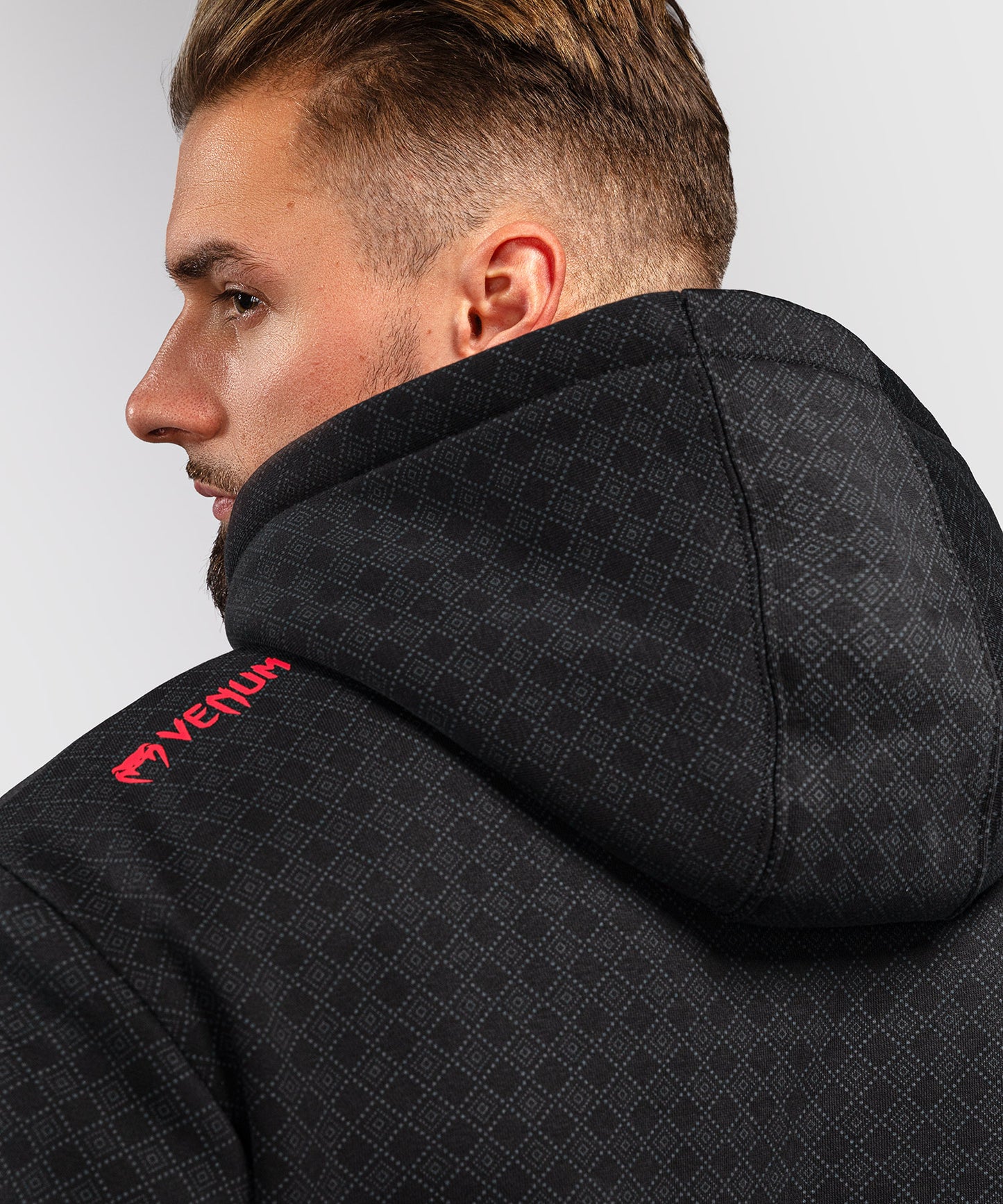 Venum x Roger Gracie Signature Kapuzenpullover - Schwarz/Rot