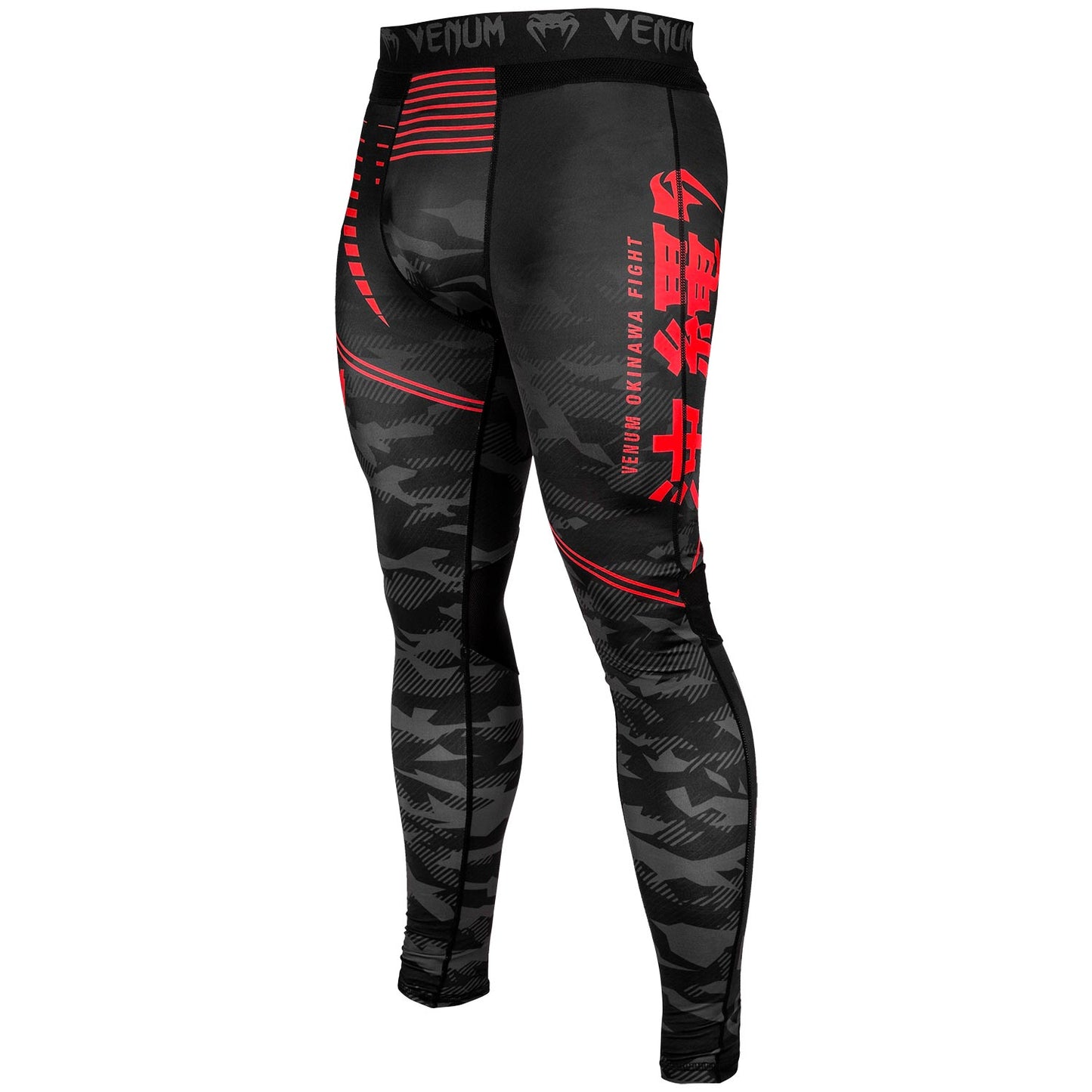 Venum Okinawa 2.0 Compression Tights - Black/Red