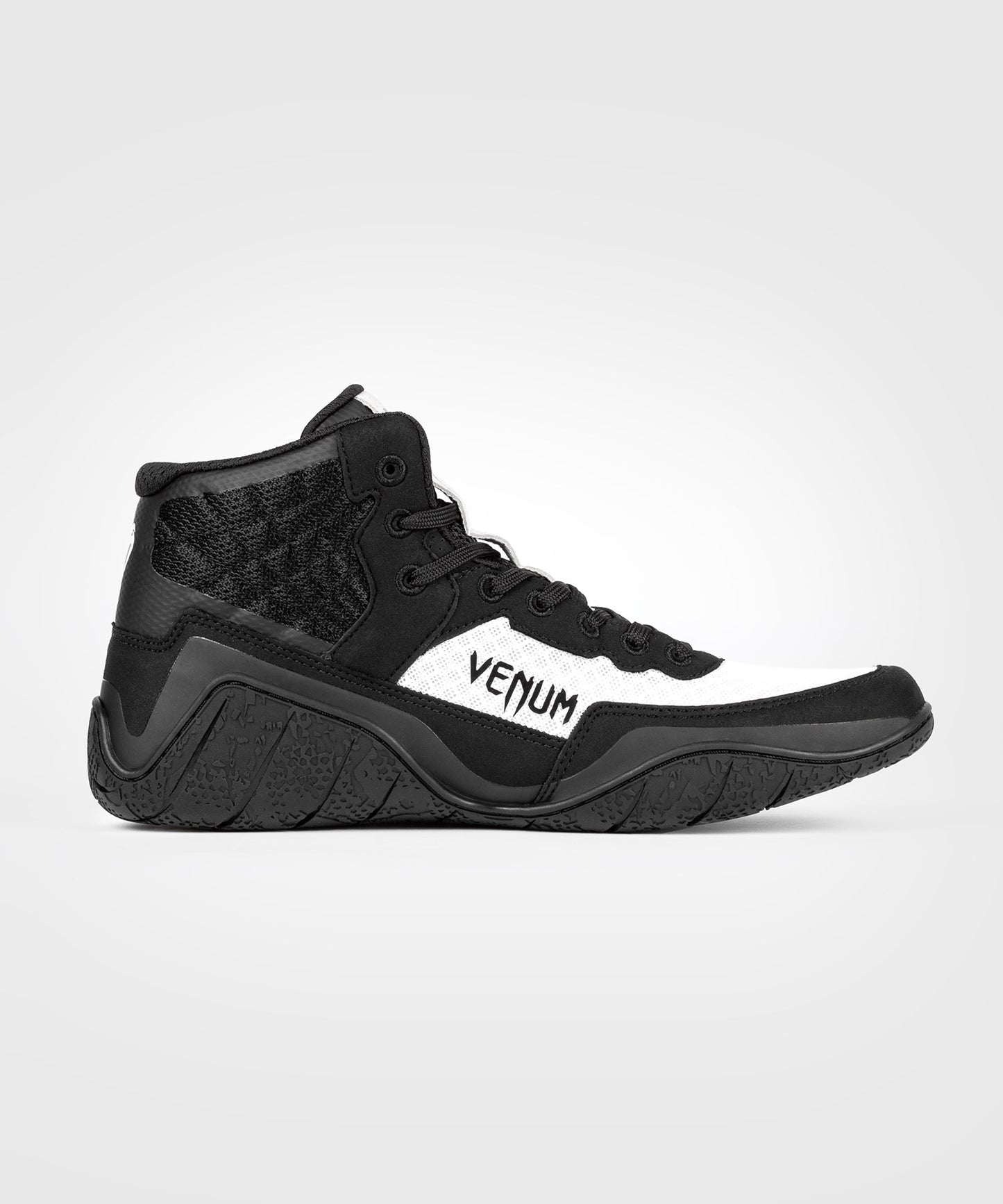 Venum Elite Wrestling Schuhe - Schwarz/Weiß