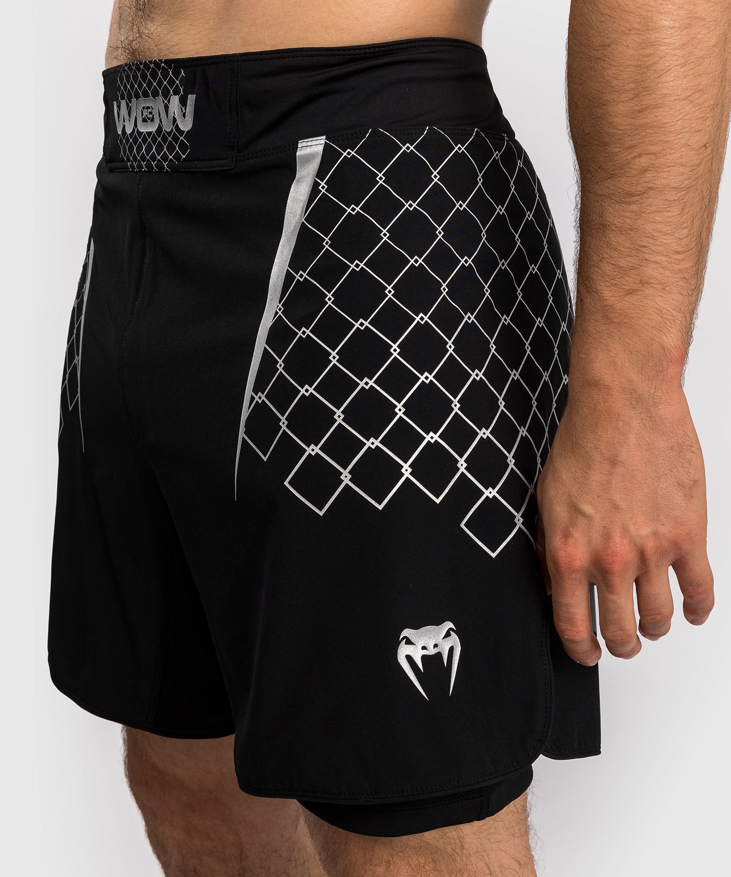 Venum x WOW FC Herren Kampfhosen - Schwarz/Grau