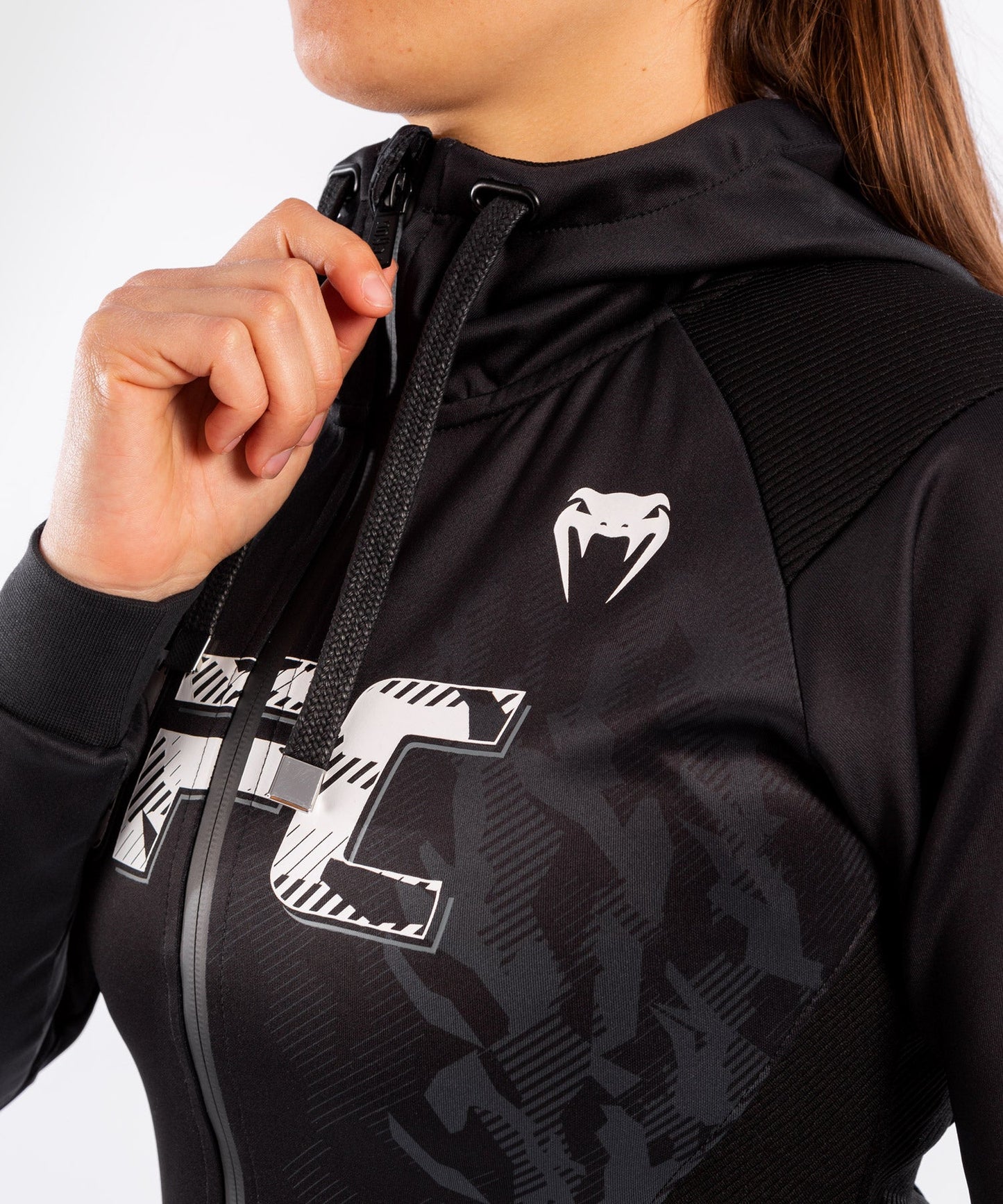 Venum Authentic Fight Week Women's UFC Zipper Sweatshirt - Schwarz