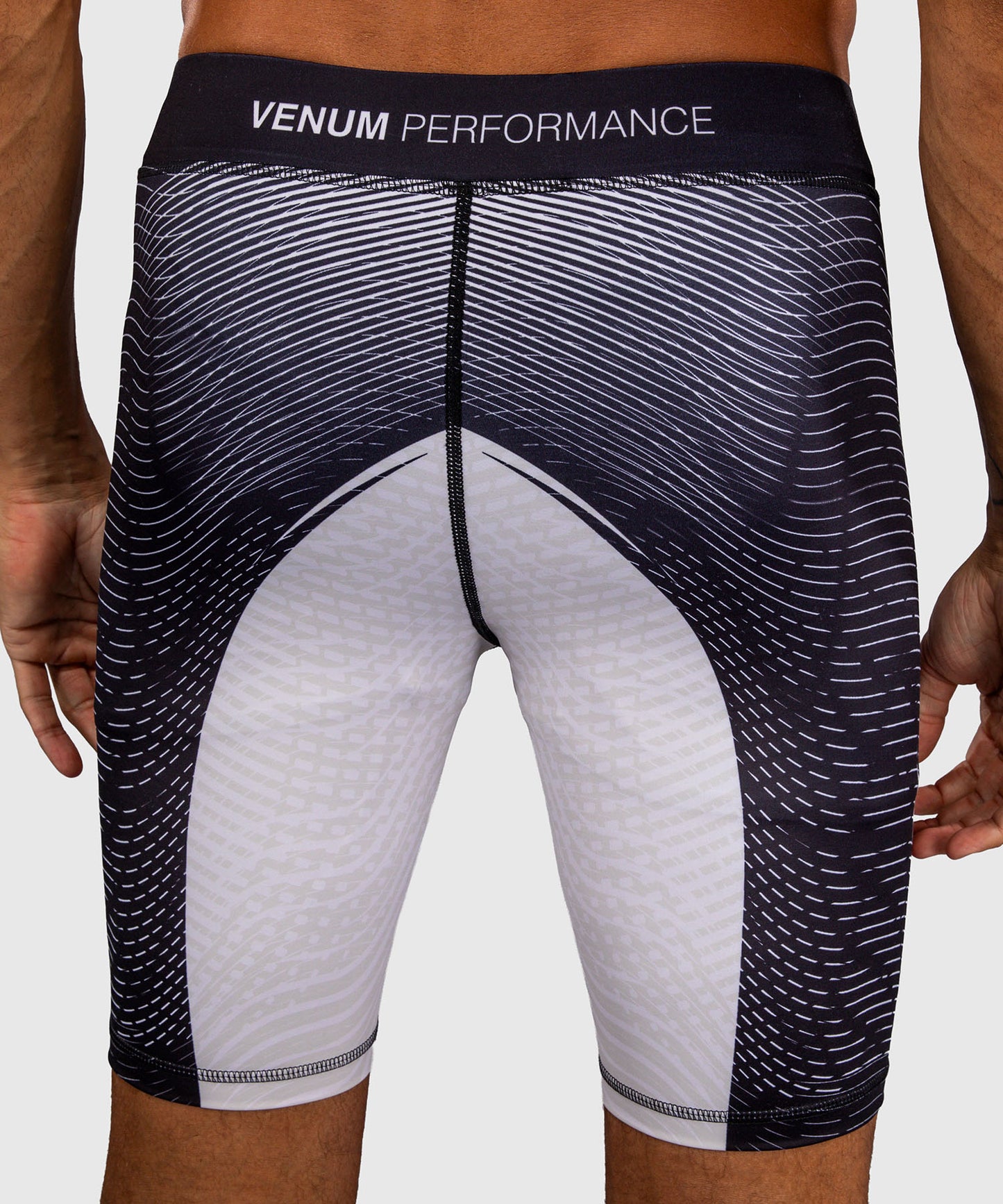 Venum Galactic 3.0 Pantalón Corto de Compresión - Blanco Hueso/Negro