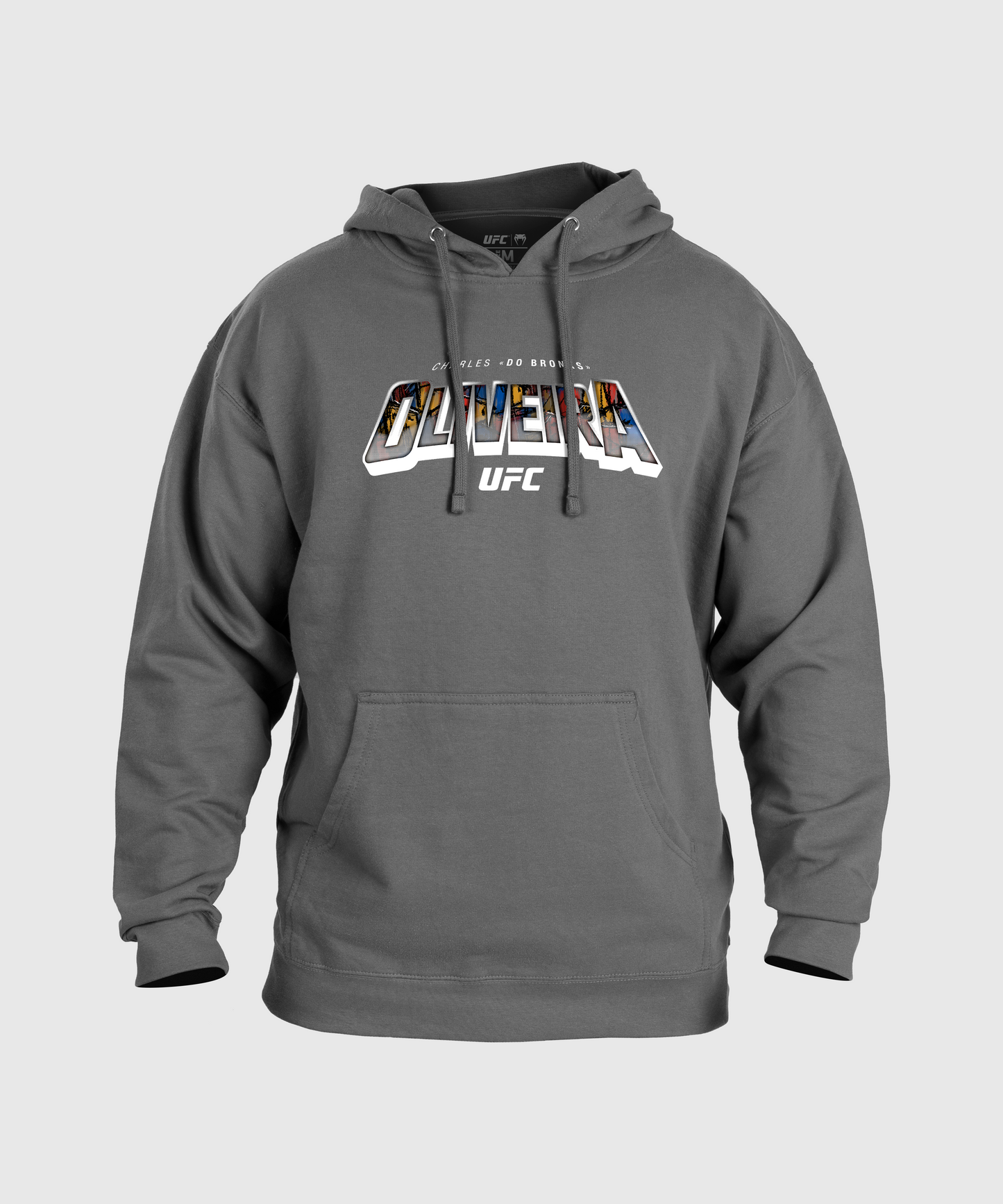 UFC Unrivaled by Venum Charles Oliveira Herren Hoodie - Heather Grey