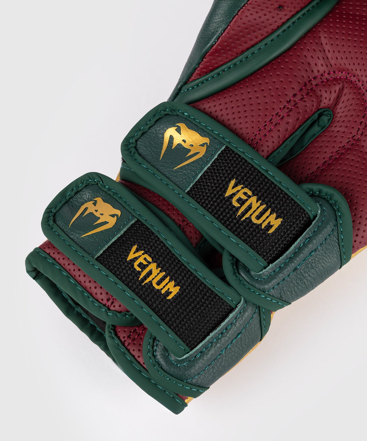 Venum Reverso Boxhandschuhe - Smaragdgrün/Gold