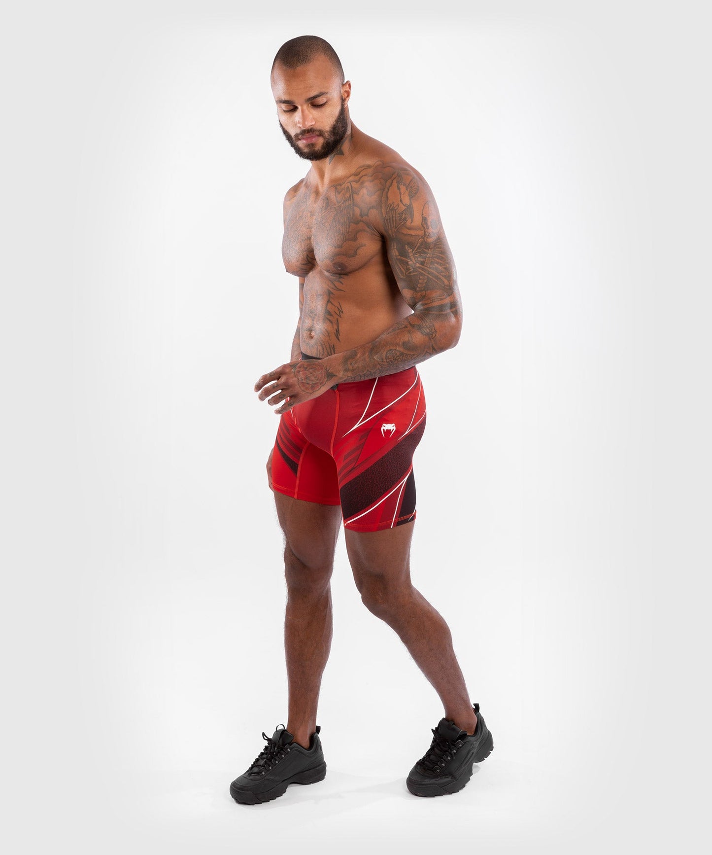 Men's UFC Compression Short Venum Authentic Fight Night - Long Cut - Red