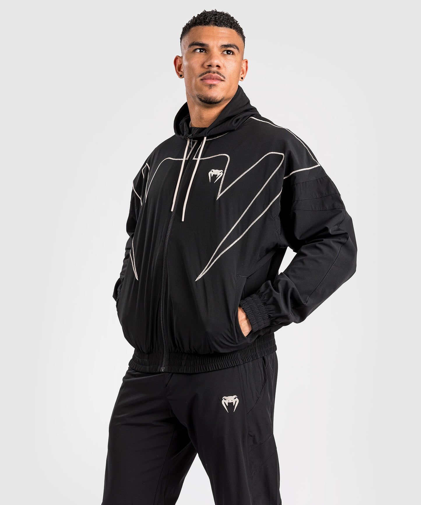 Veste de survêtement Venum Attack 90 - Noir/Blanc
