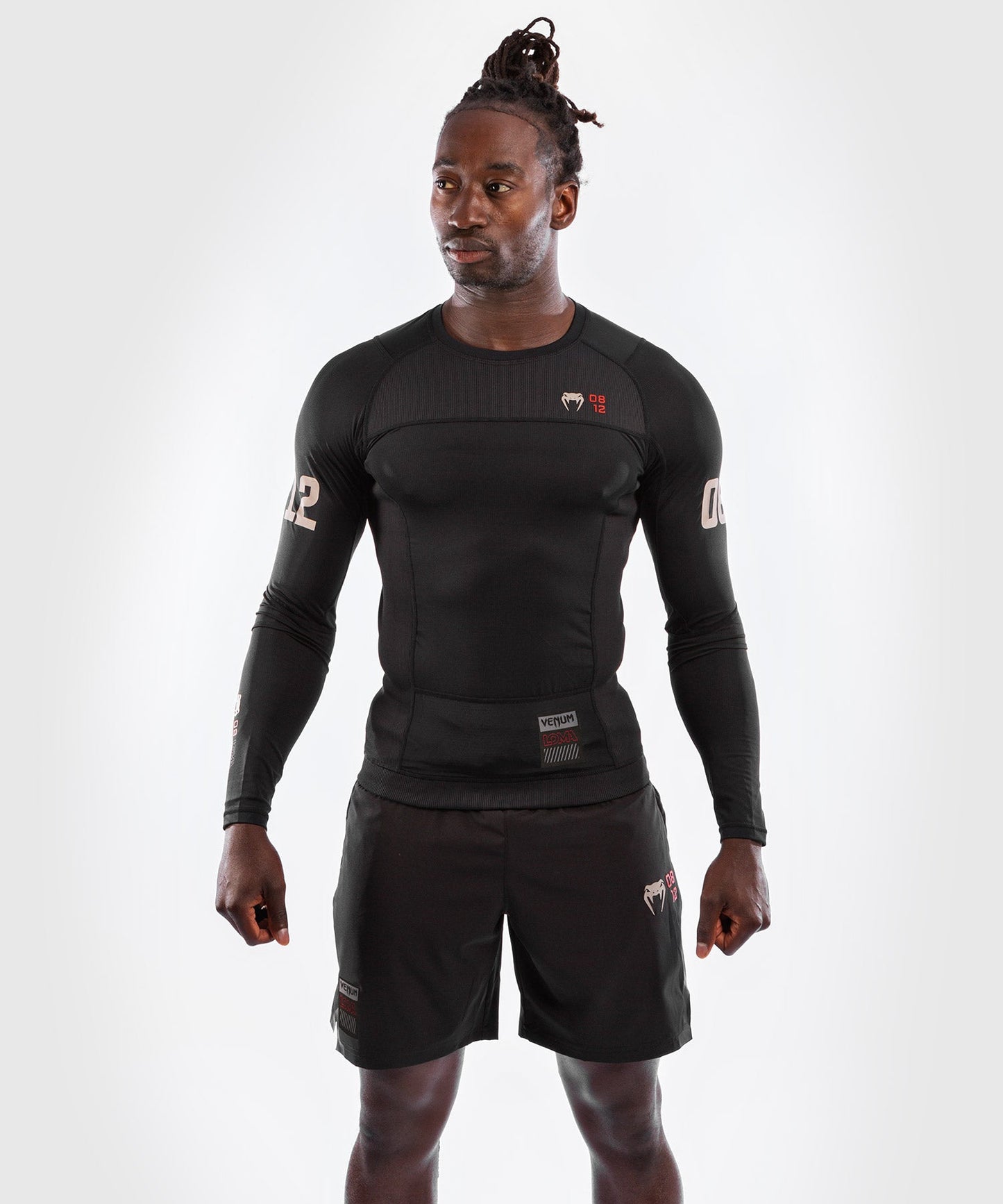 Venum Loma 08-12 Langarm-Rashguard - Schwarz