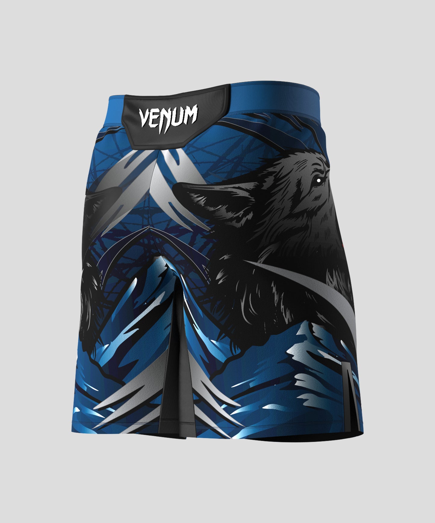 Short de combat pour Hommes UFC Unrivaled by Venum Khamzat Chimaev coupe longue - Bleu