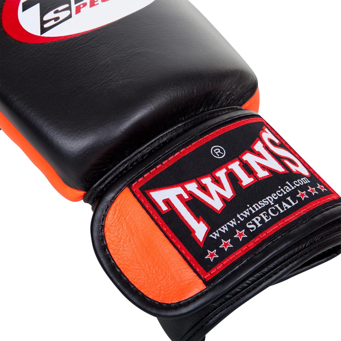 Twins 2 Tone Guantes de Boxeo - Negro/Naranja