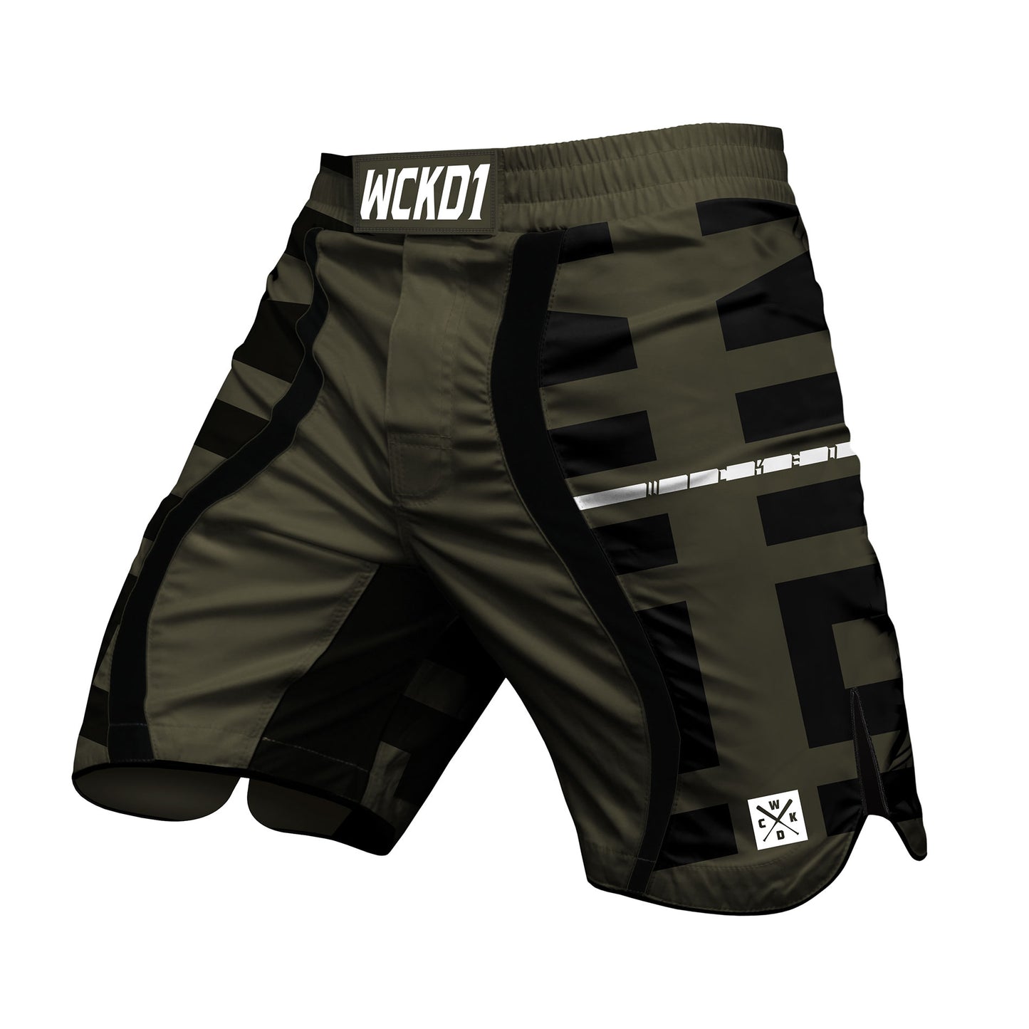 Wicked OneEager Klaz Pantalones Cortos de Lucha - Caqui