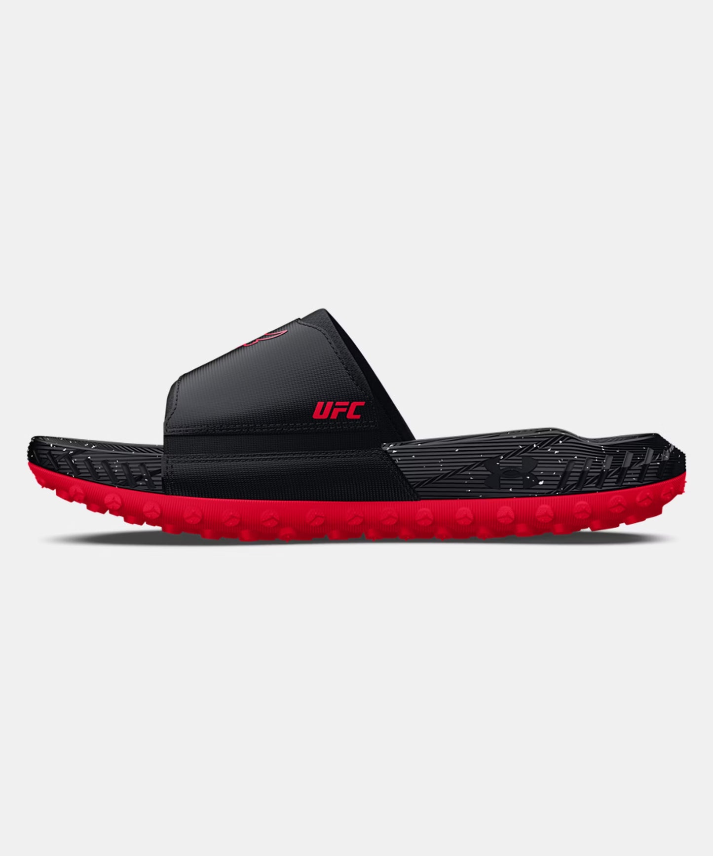 Under Armour Project Rock 3 UFC Ciabatte - Nero/Rosso