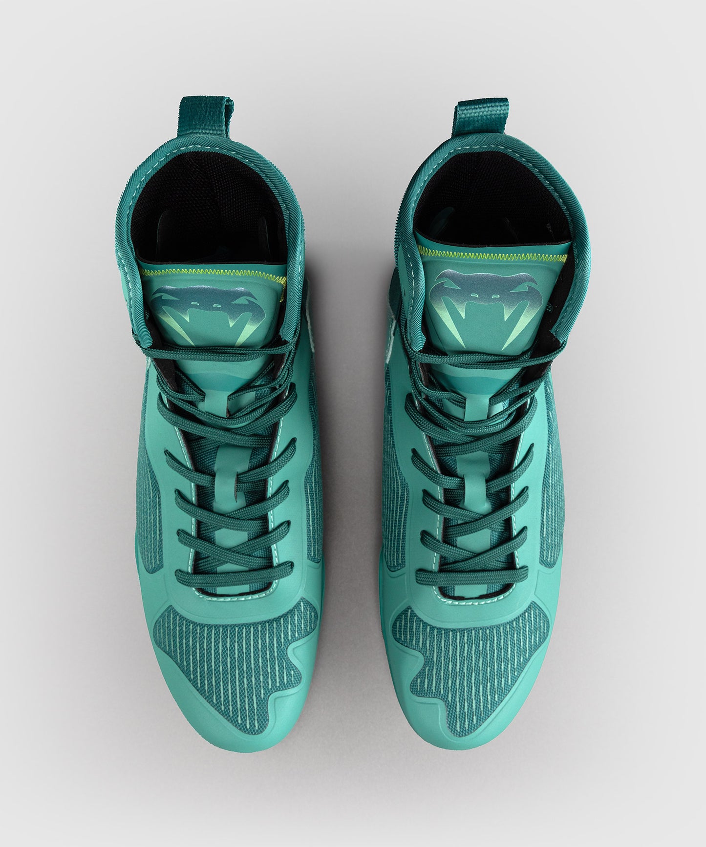 Venum Elite Neo Boxing Shoes - Green/ Neon Yellow
