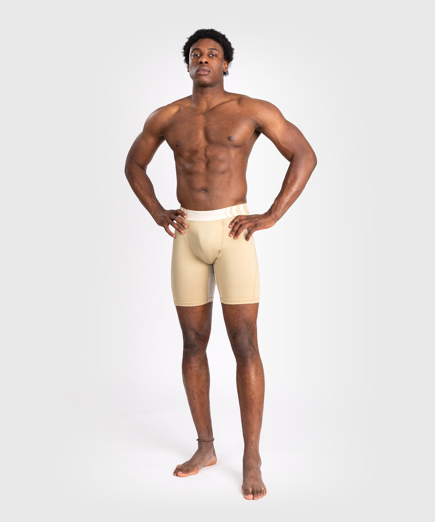 Short de compression pour Hommes Venum Tempest - Beige/Sable