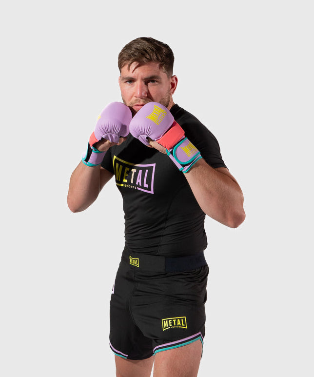 Metal Boxe The Shell MMA-Sparring-Handschuhe Post Cutting Treats - Rosa
