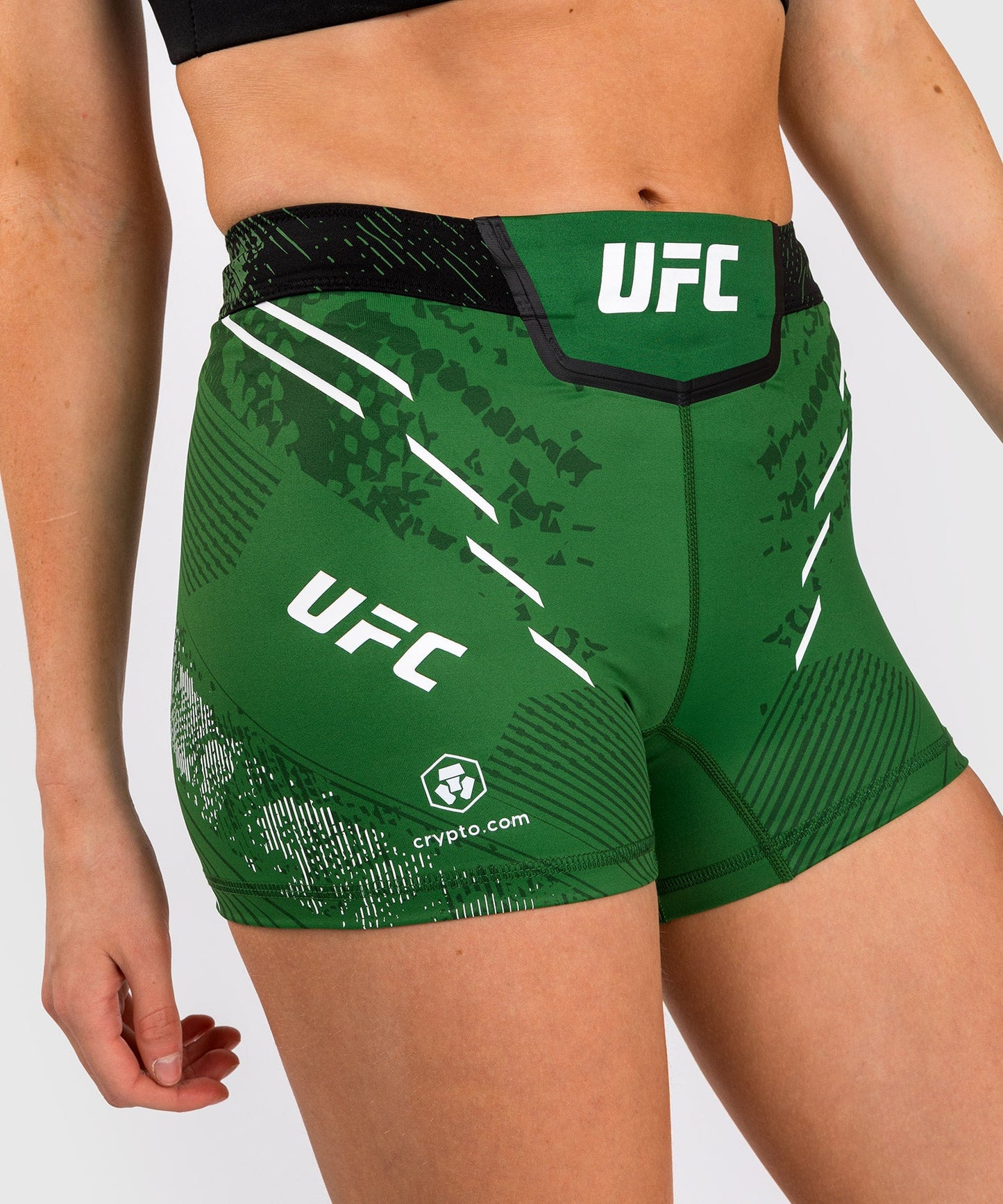 UFC Women's Fit Compression Short Adrenaline by Venum Authentic Fight Night - Green