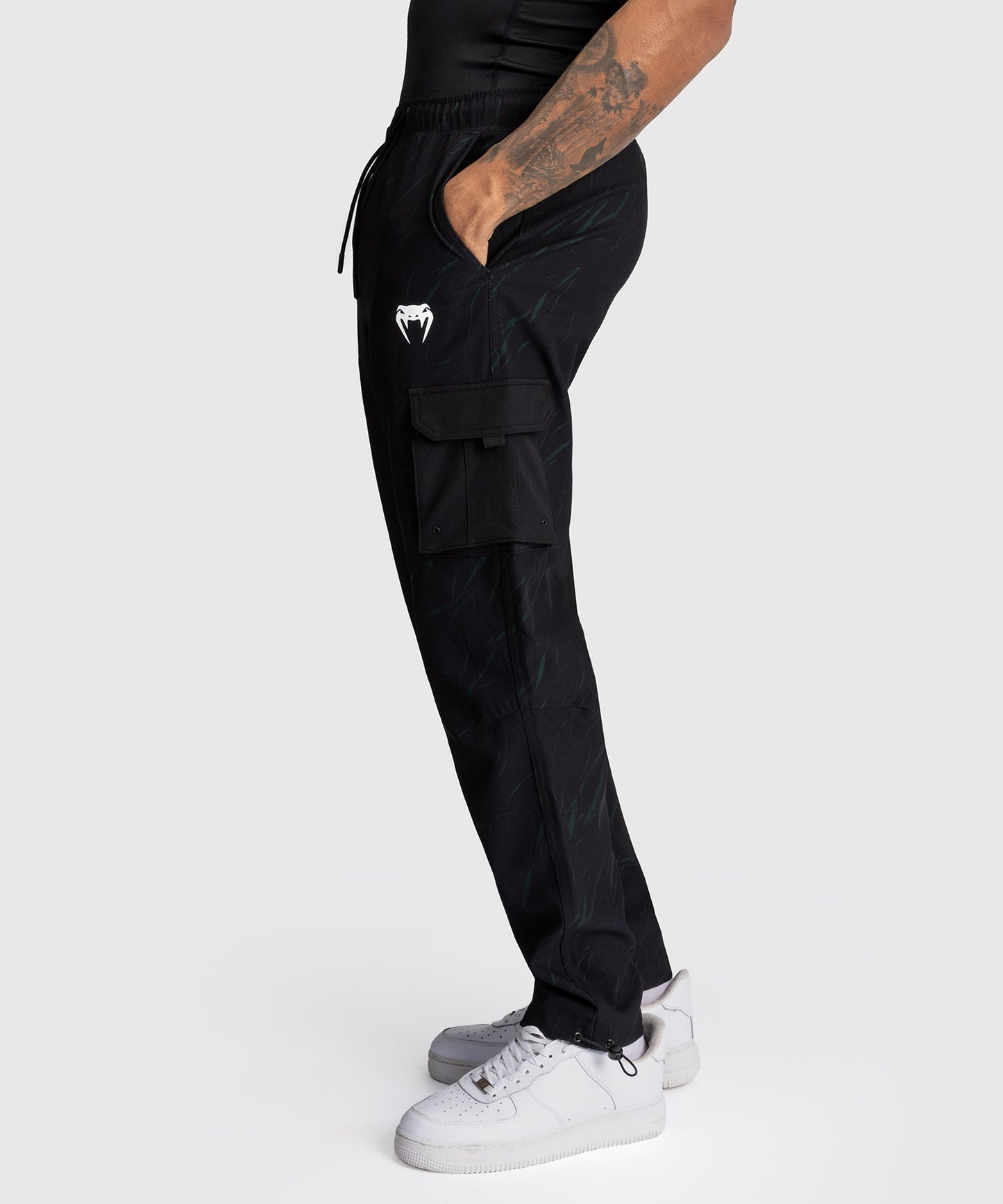 Venum Trooper Herren Trainingshose - Schwarz/Waldgrün