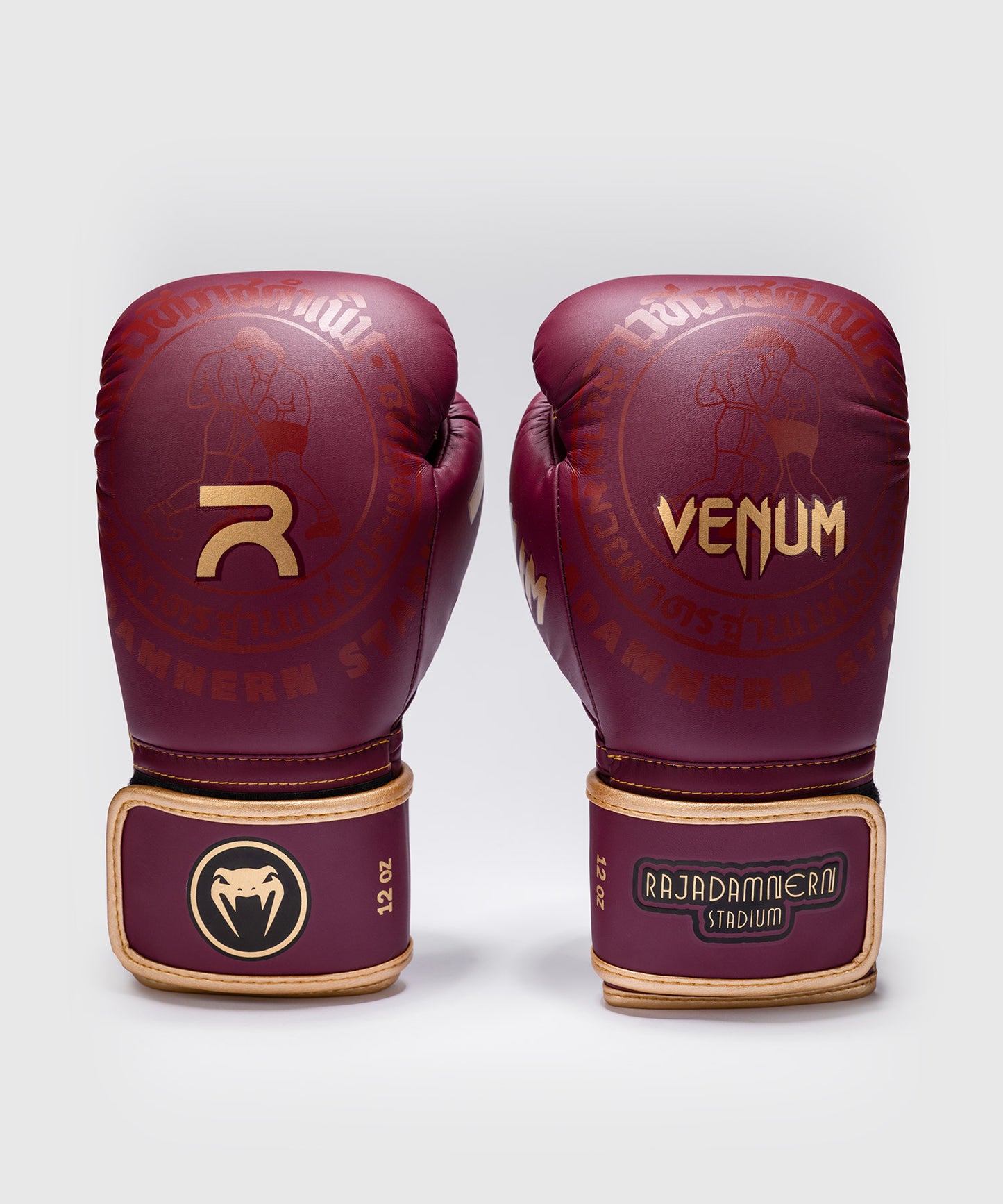 Venum x Rajadamnern Boxhandschuhe - Burgunder