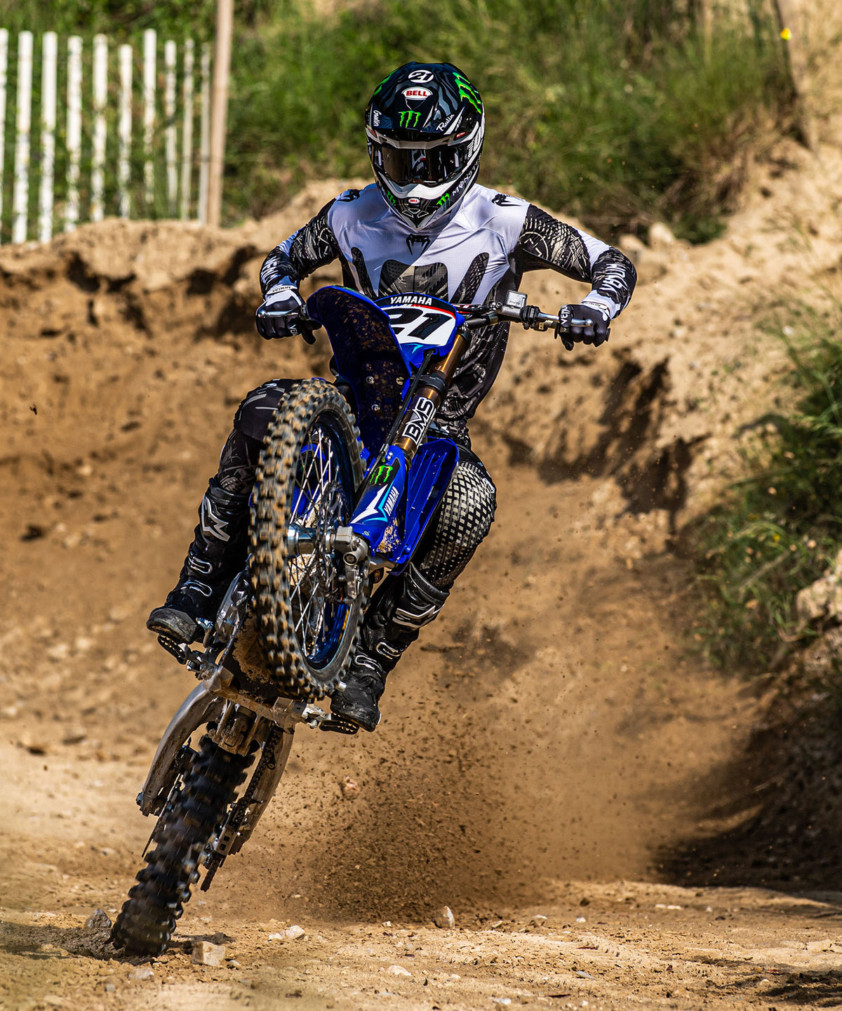 Venum MX Elite Alien Camiseta de Motocross - Negro/Arena