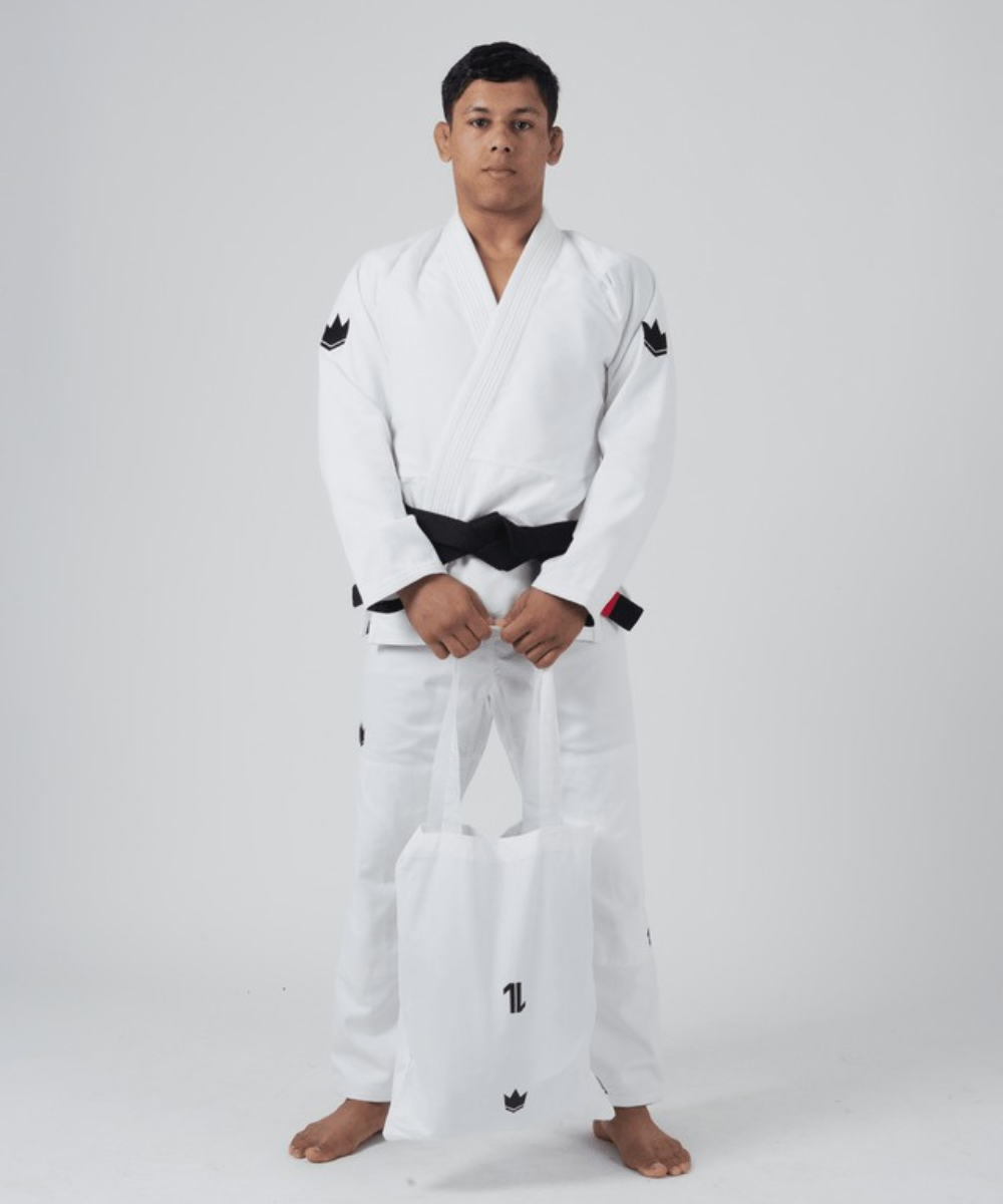 Kimono De JJB Kingz The One V2 - Blanc