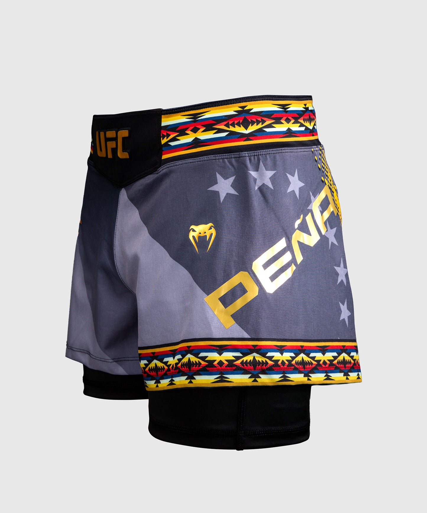 Women’s UFC Unrivaled by Venum Black Julianna Peña Short Fit Fight Short
