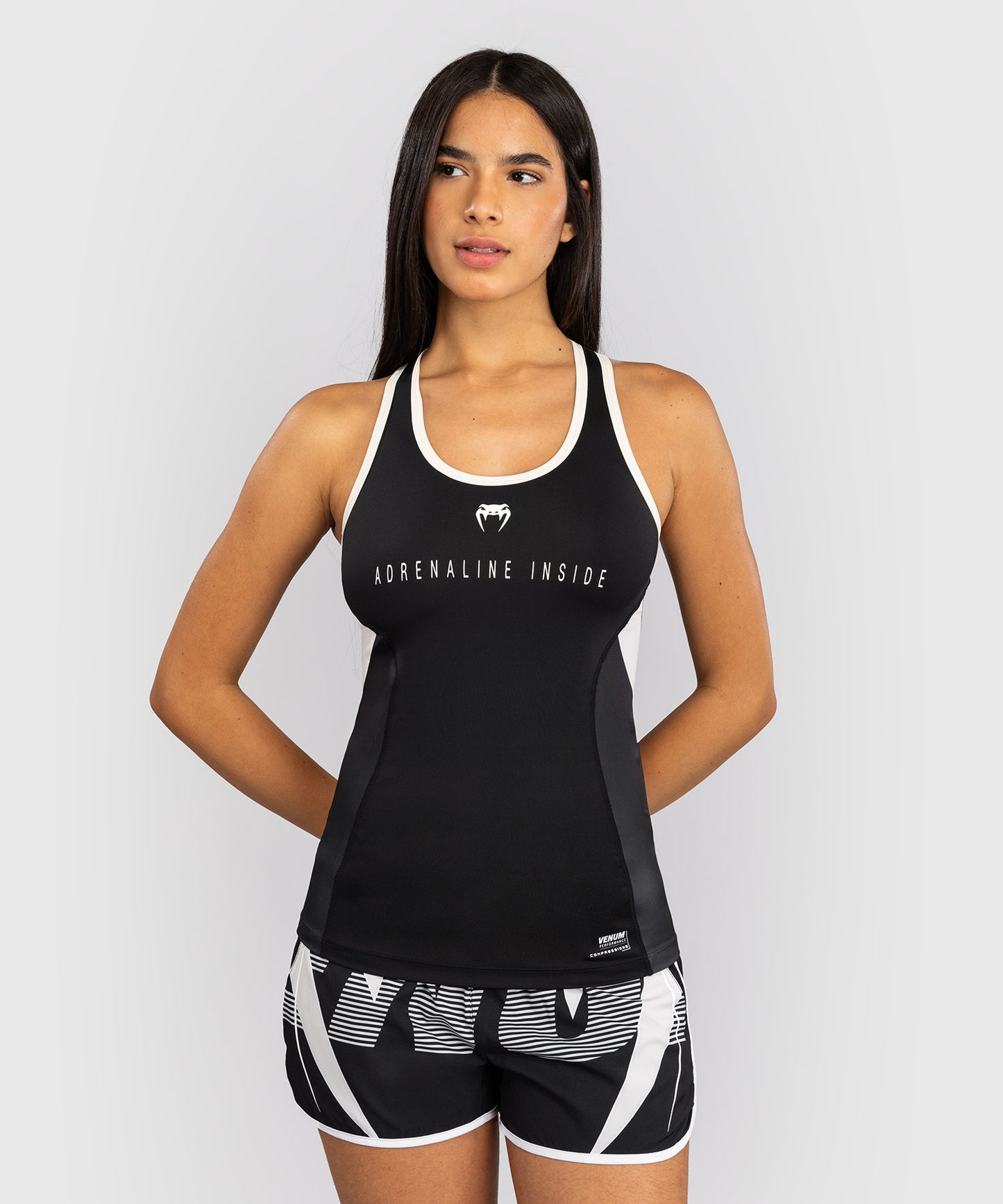 Débardeur Dry-Tech Femme Venum Adrenaline – Noir/Ivoire