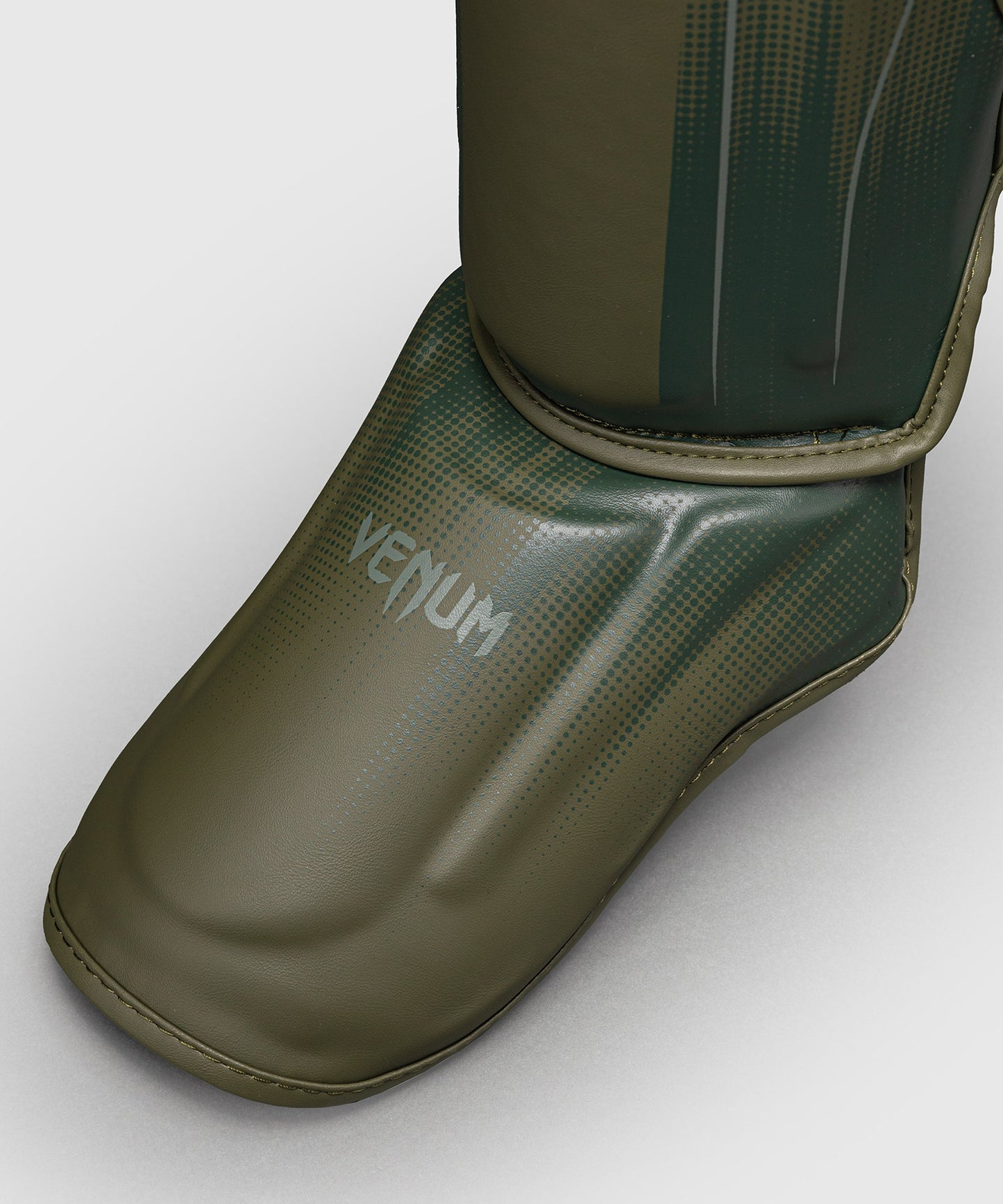 Protège-tibias Venum Stealth – Kaki/Vert Foncé