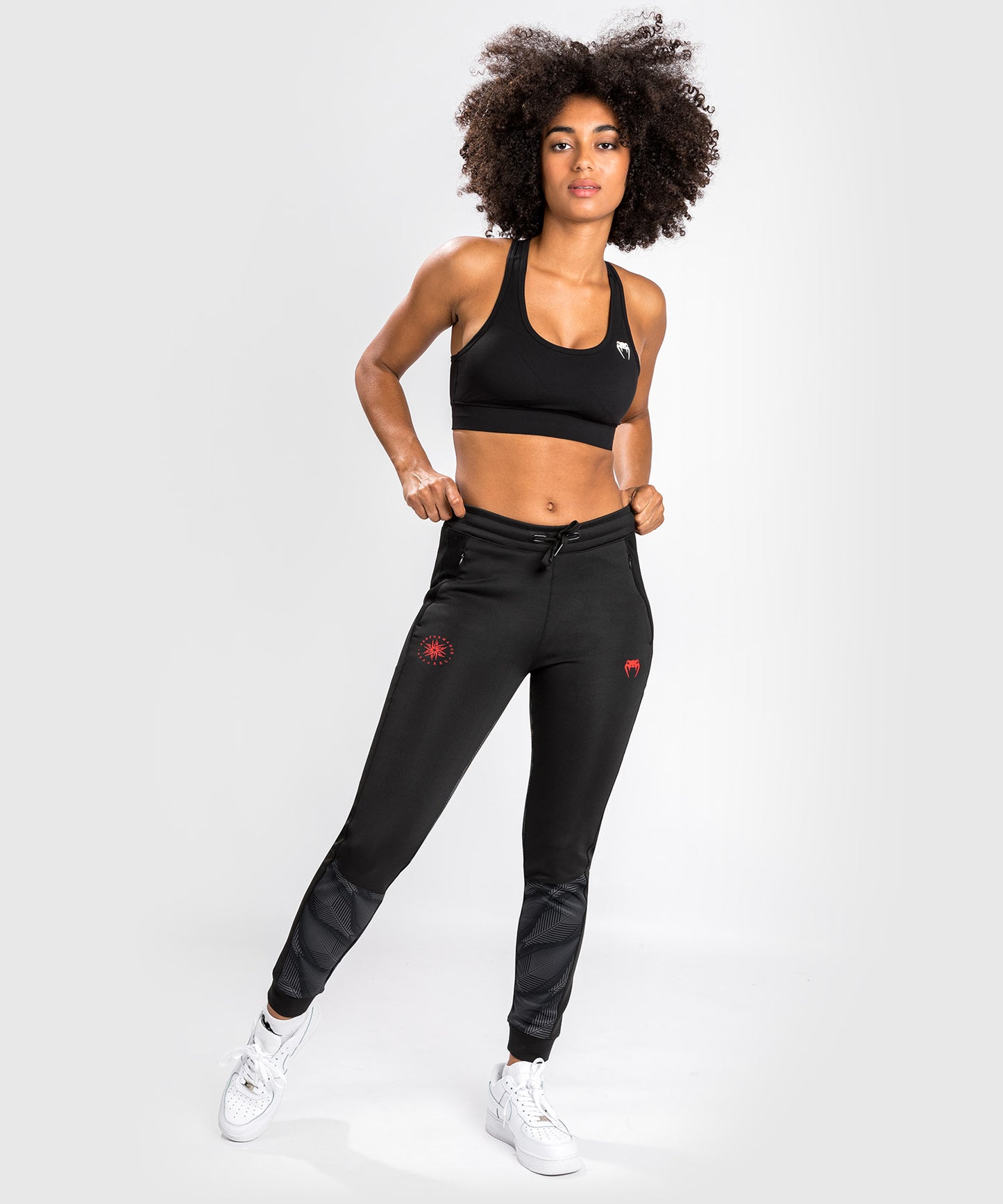 Venum Phantom Jogginghose - Für Frauen - Schwarz/Rot