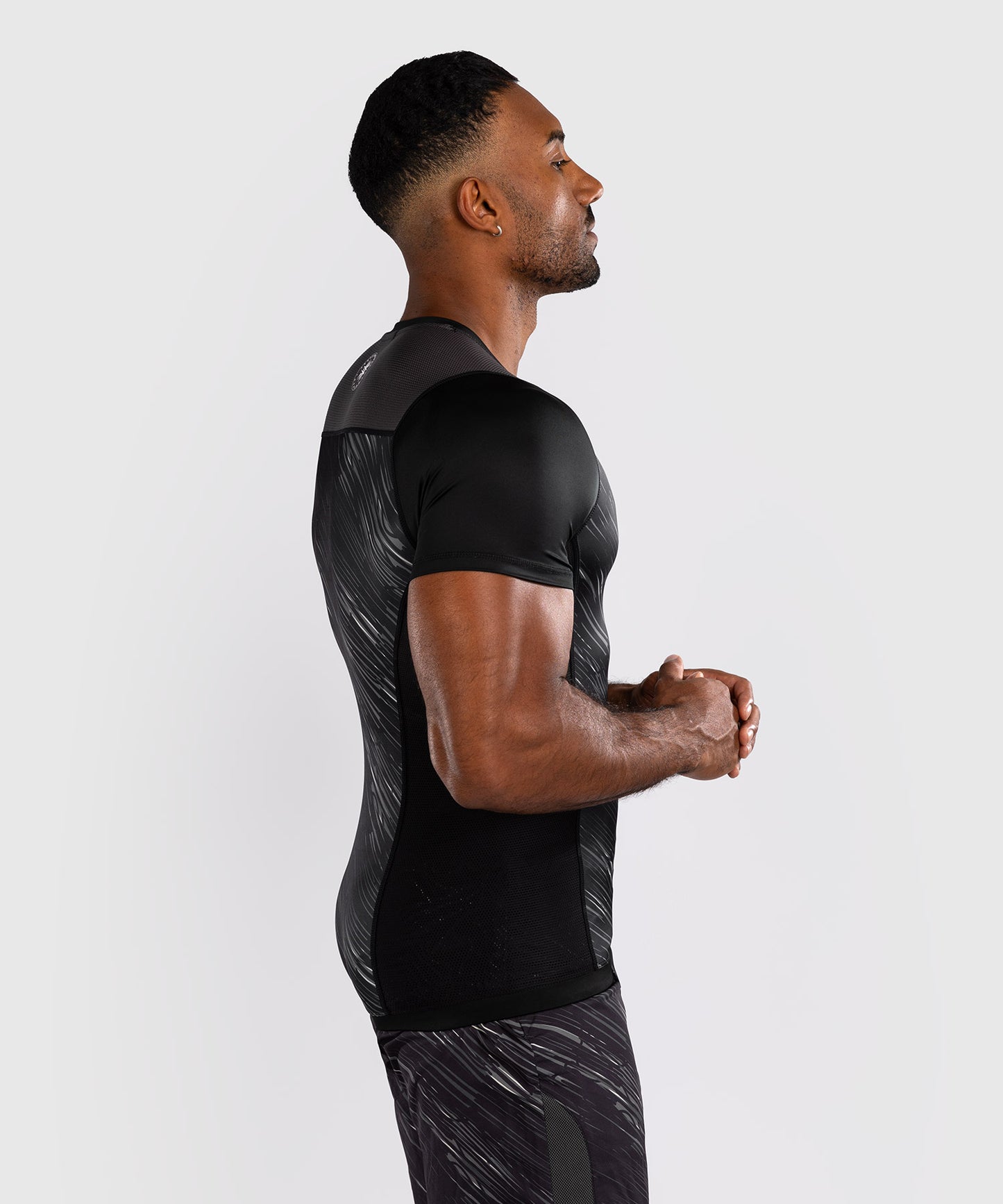 Venum Rapid Kurzarm Rashguard - Schwarz/Sturmgrau