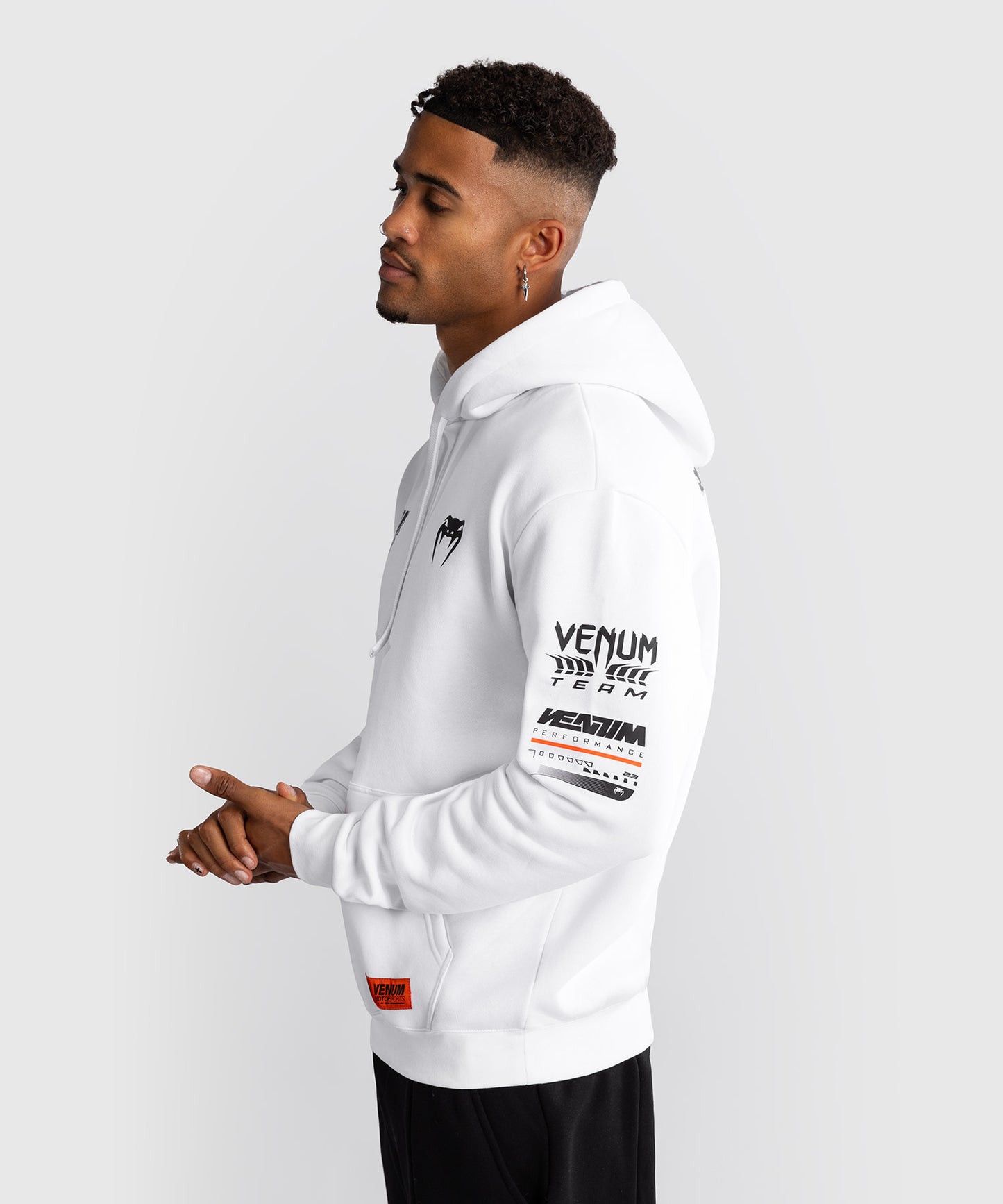 Sweatshirt à Capuche Venum Motorsport - Blanc Neige