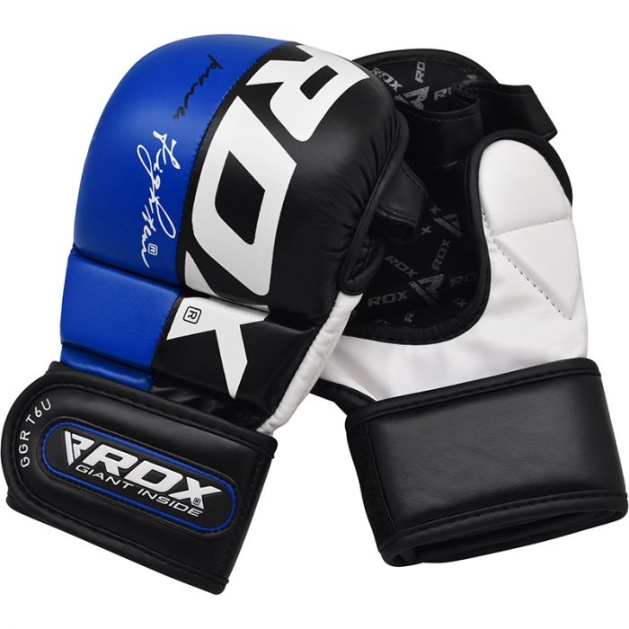 RDX T6 MMA-Sparring-Handschuhe - Blau