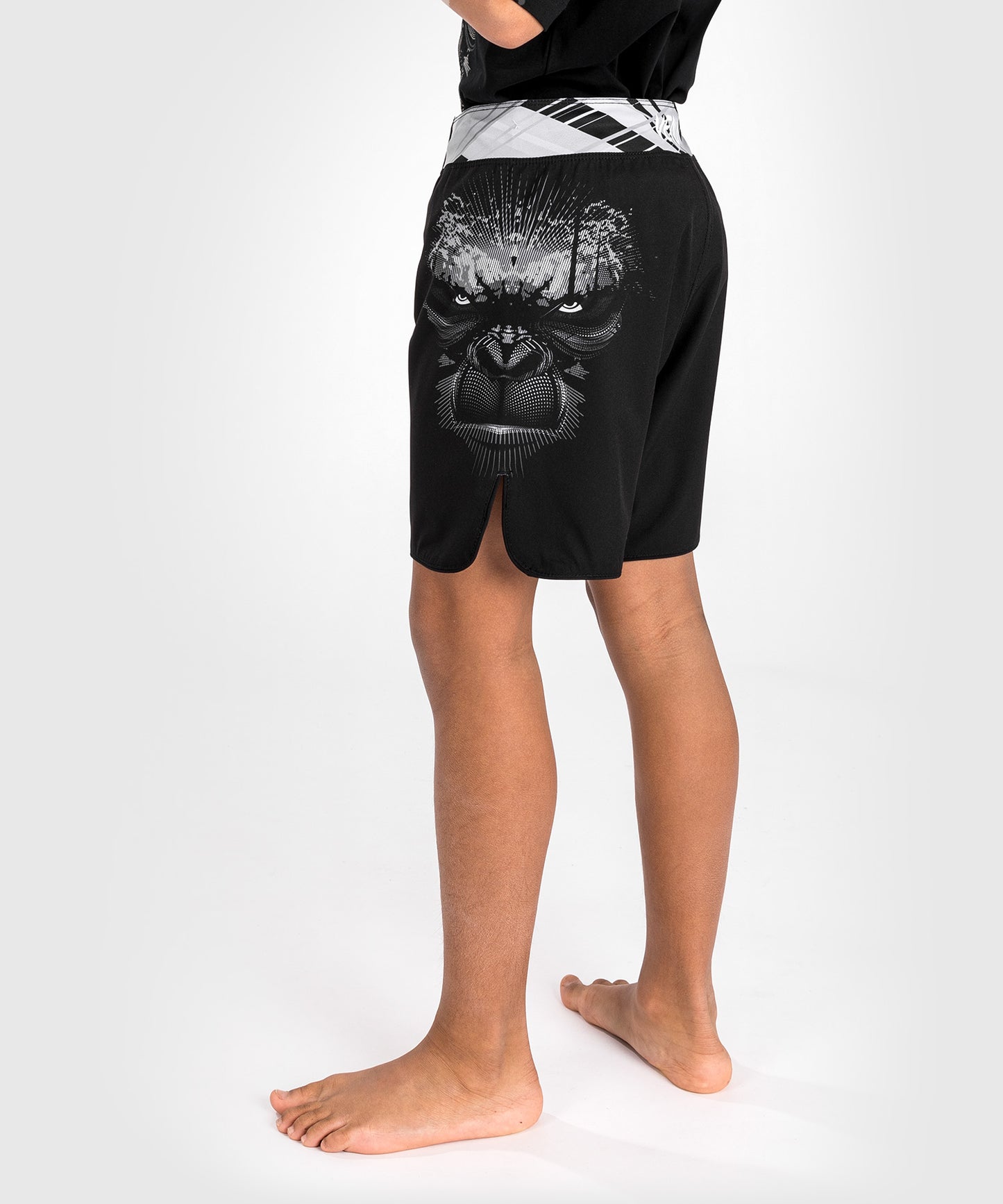 Venum Gorilla Jungle Pantaloncini da combattimento per bambini - Nero/Bianco