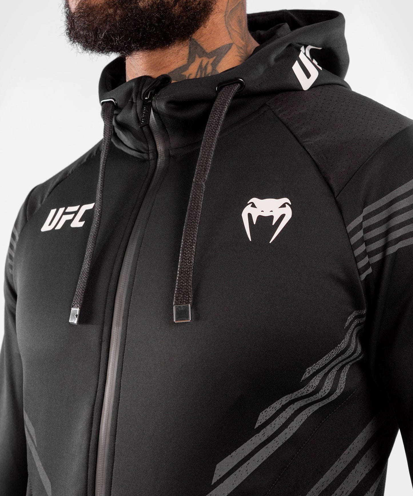 Venum Authentic Fight Night UFC Herren Kapuzenpullover - Schwarz