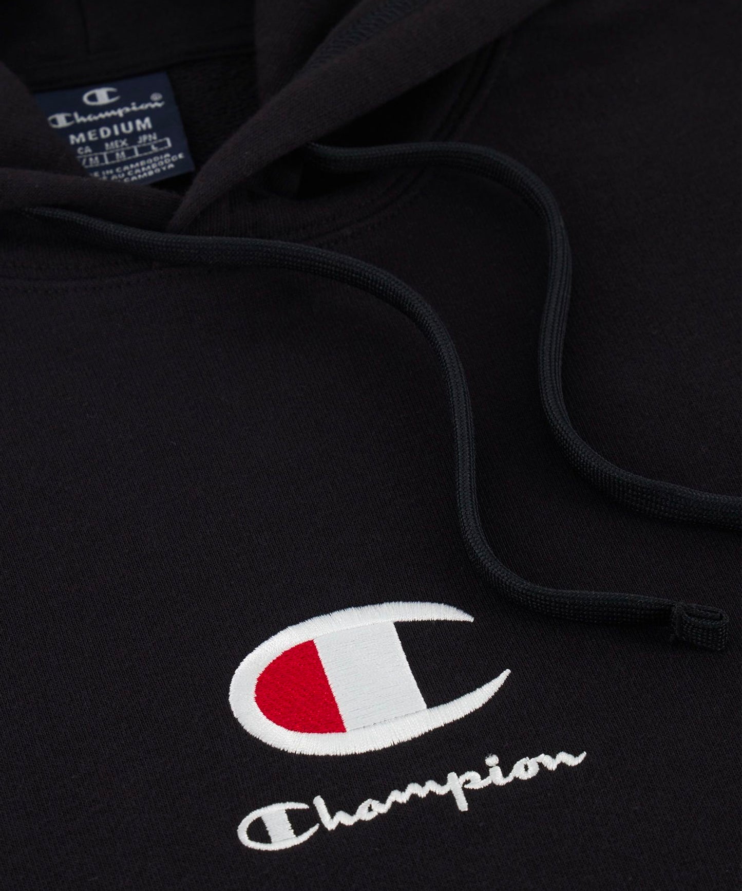 Champion Legacy Sudadera con Capucha – Negro