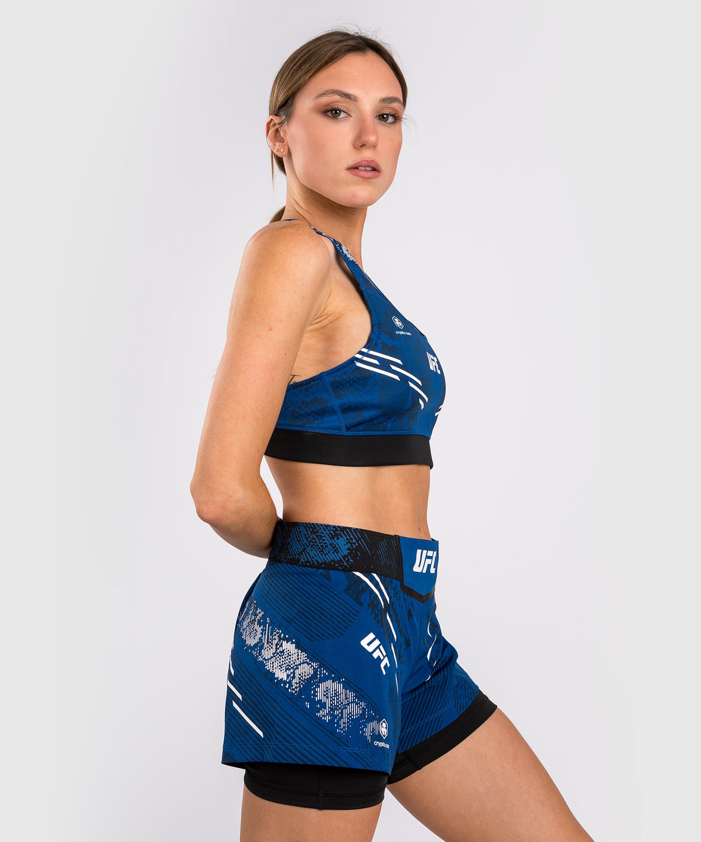 UFC Adrenaline by Venum Authentic Fight Night Women's Sports Bra - Blau