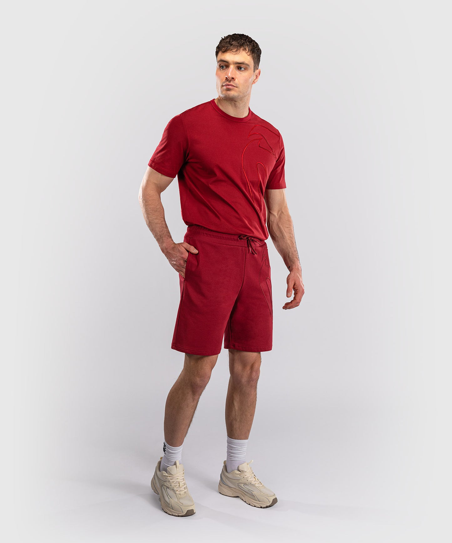 Venum Giant 3D Short de Algodón - Rojo