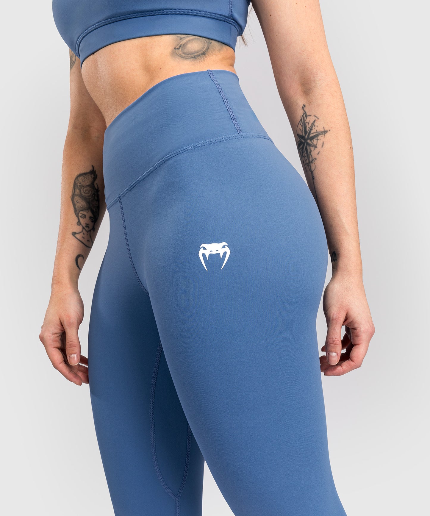 Venum Essential Leggings para Mujer - Azul Tormenta