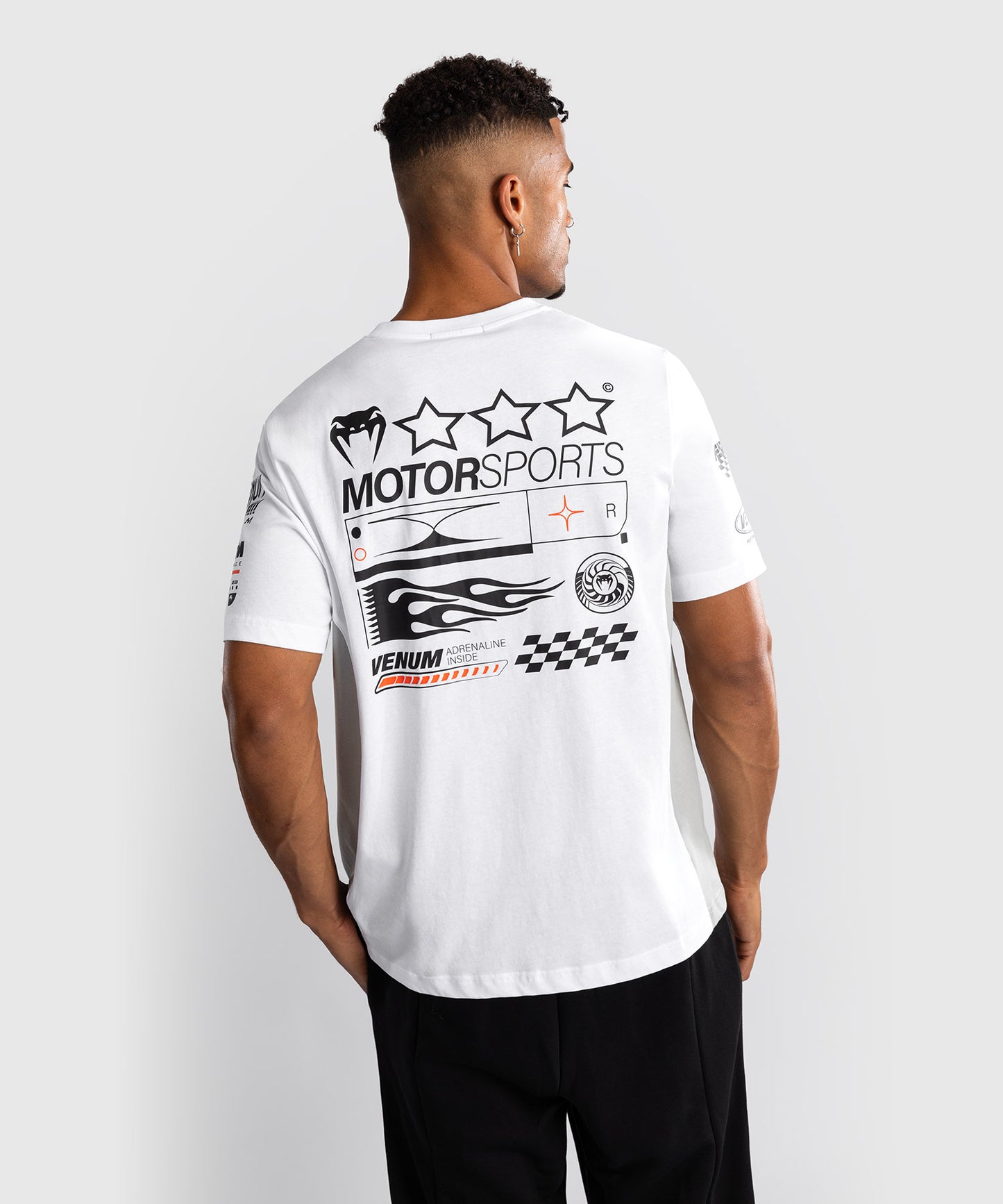 T-Shirt Venum Motorsport - Blanc Neige