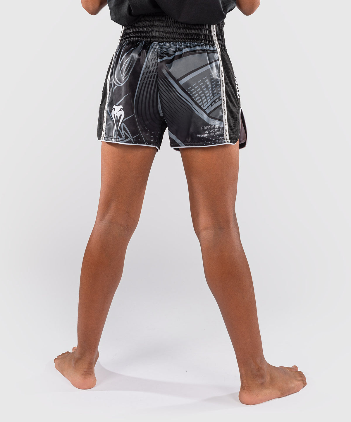 Venum Crimson Viper 2.0 Kinder-Muay-Thai-Shorts - Schwarz/Grau