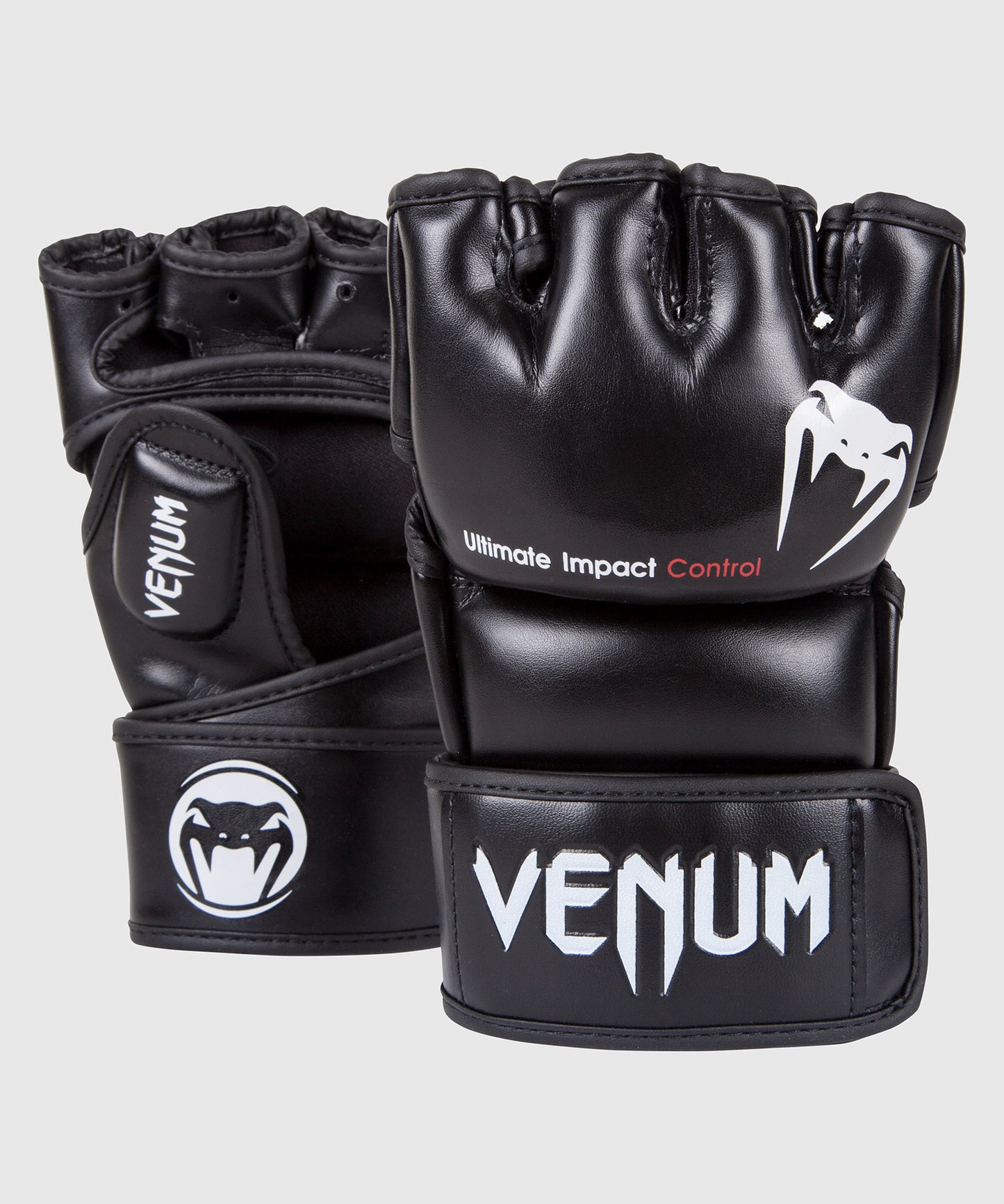 Venum Impact Skintex MMA-Handschuhe - Schwarz