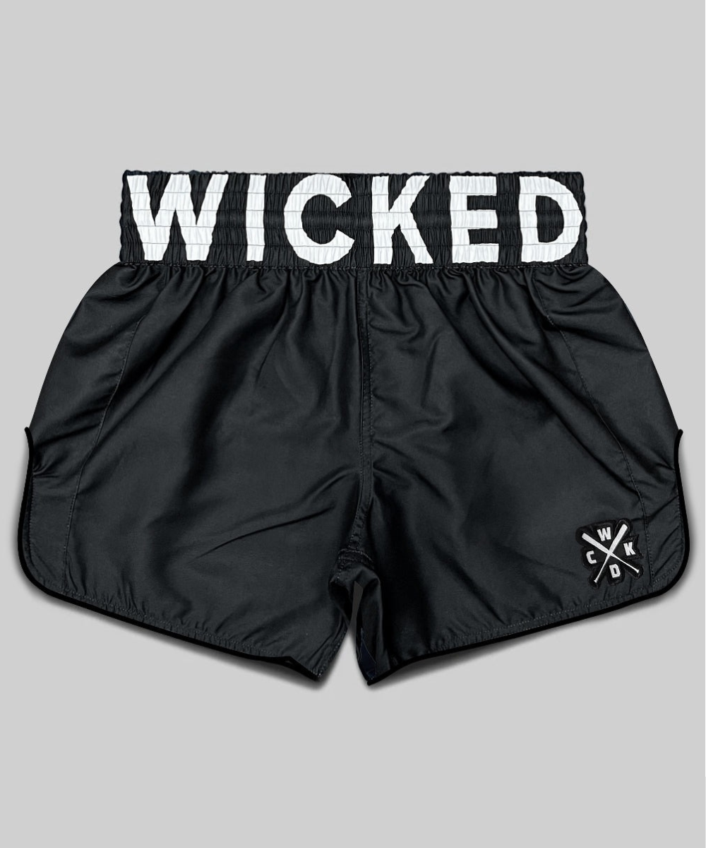 Short De Muay Thai Wicked One Belt - Noir