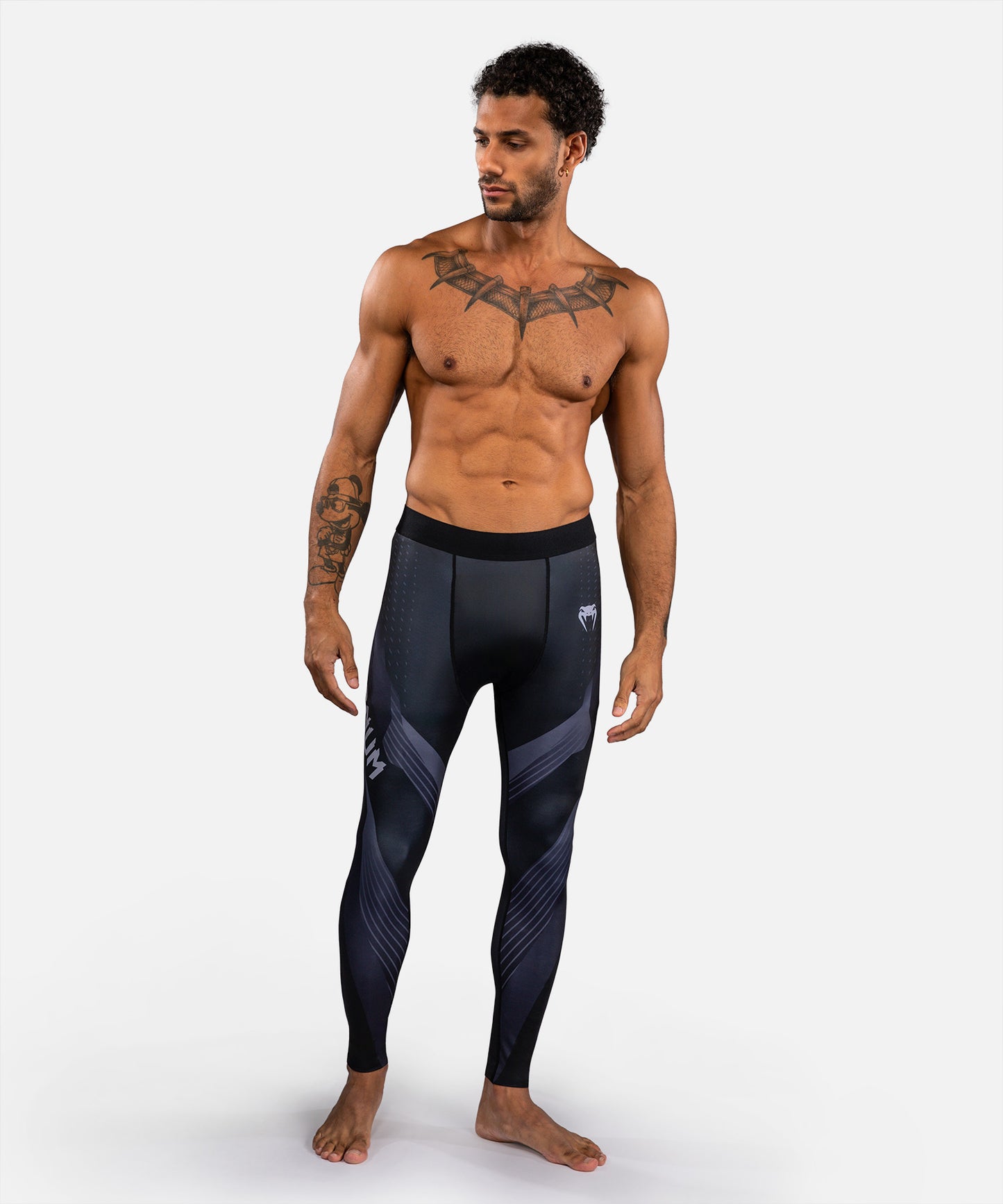 Venum No-Gi 6.0 Spats - Negro/Gris