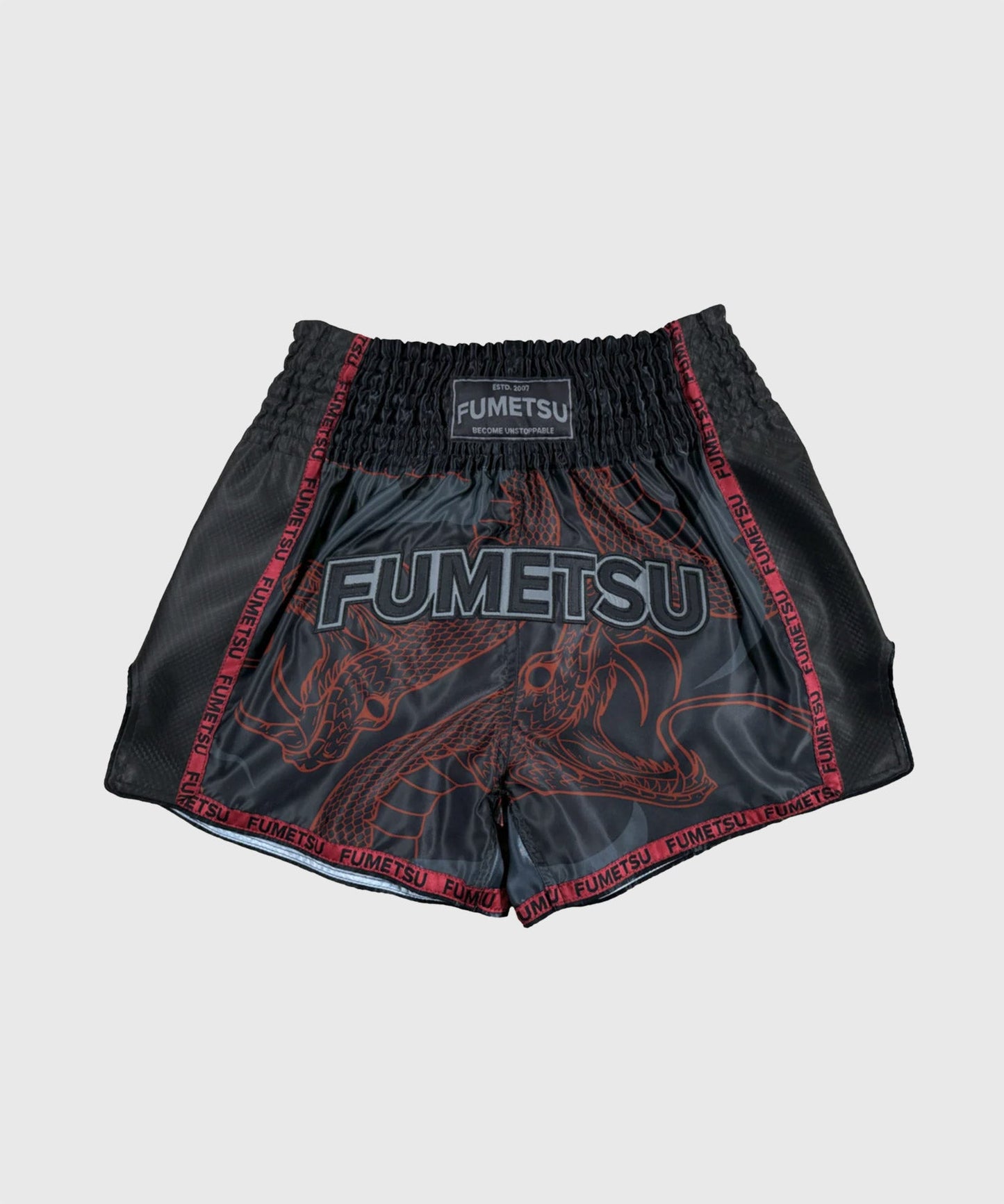 Short de Muay Thai Fumetsu Anaconda - Rouge/Noir