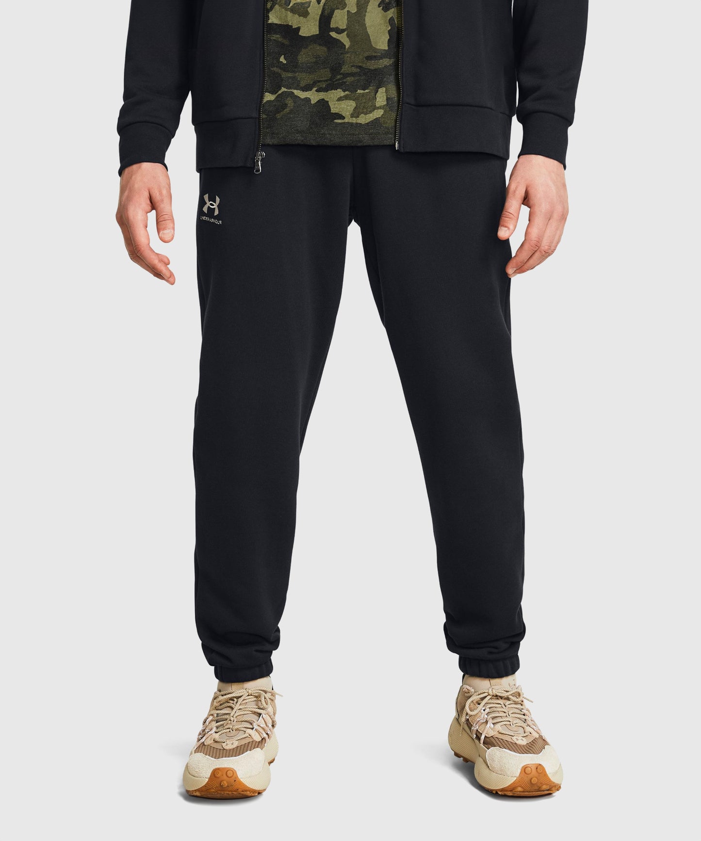 Under Armour Ua Essential Fleece Pantalone da Jogging – Nero