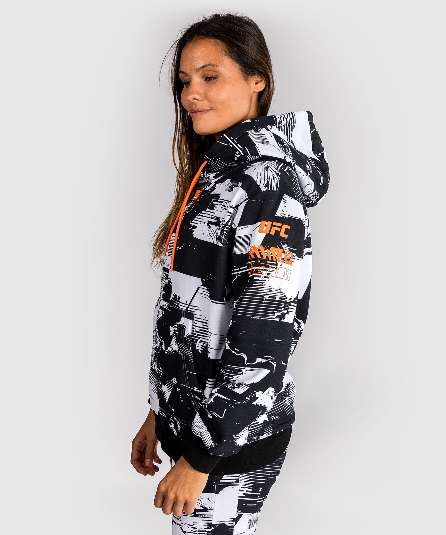 Sweat à capuche Femme UFC Zenith by Venum Authentic Fight Week - Blanc