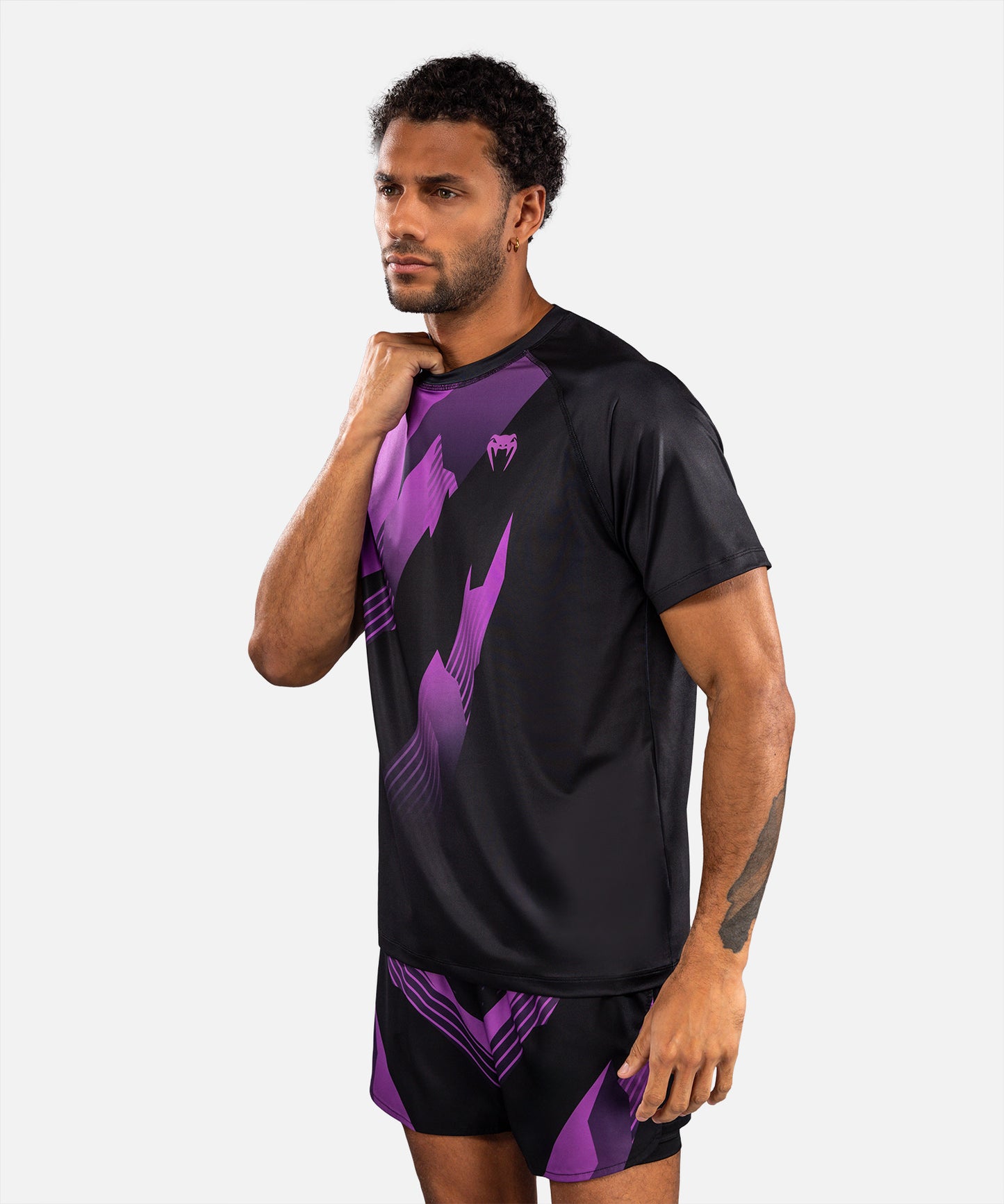 Venum No-Gi 6.0 Camiseta Dry Tech - Negro/Púrpura