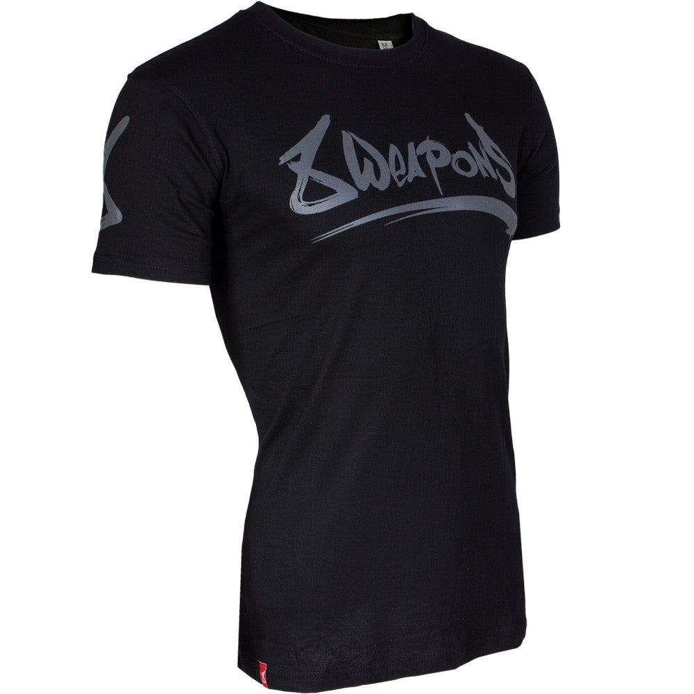 8 Weapons Unlimited Grey T-Shirt - Schwarz