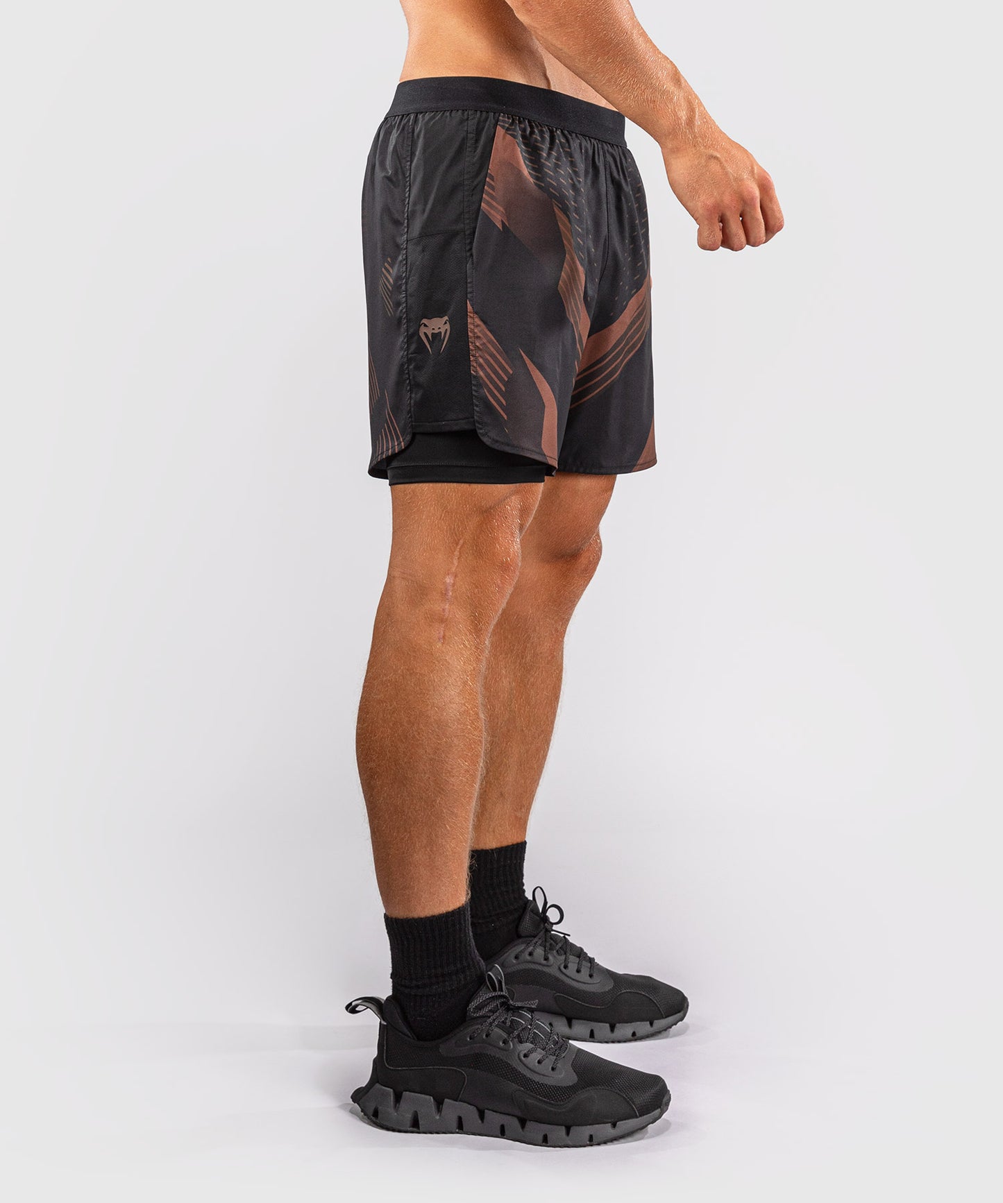 Venum No-Gi 6.0 Pantalón Corto de Entrenamiento - Negro/Marrón