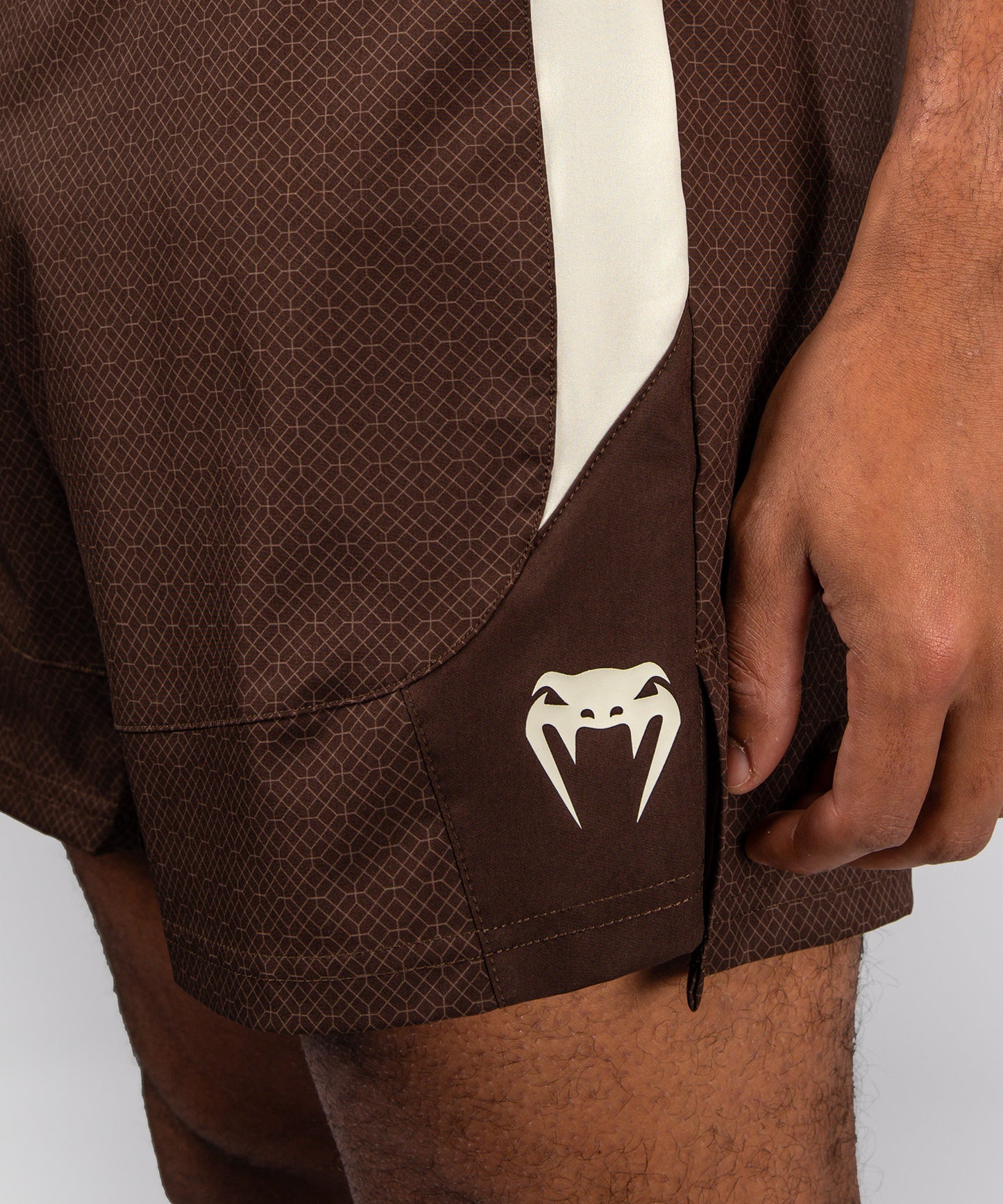 Short de Combat Venum x Roger Gracie Academy - Marron Foncé