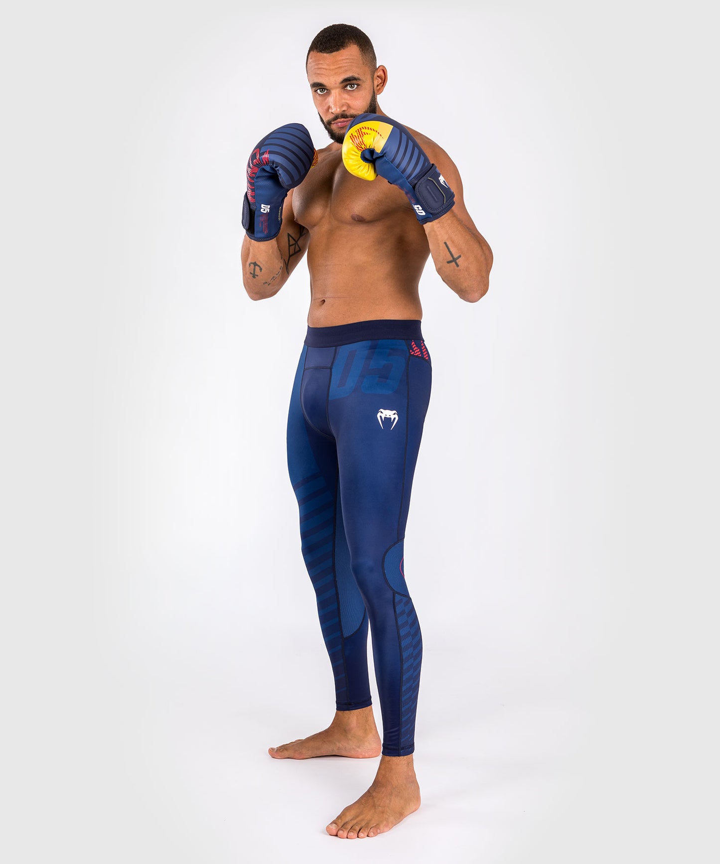 Venum Sport 05 Pantalón de compresión - Azul/Amarillo