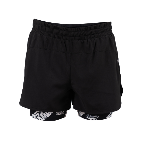 Scramble Dual Layer Fightshorts - Schwarz